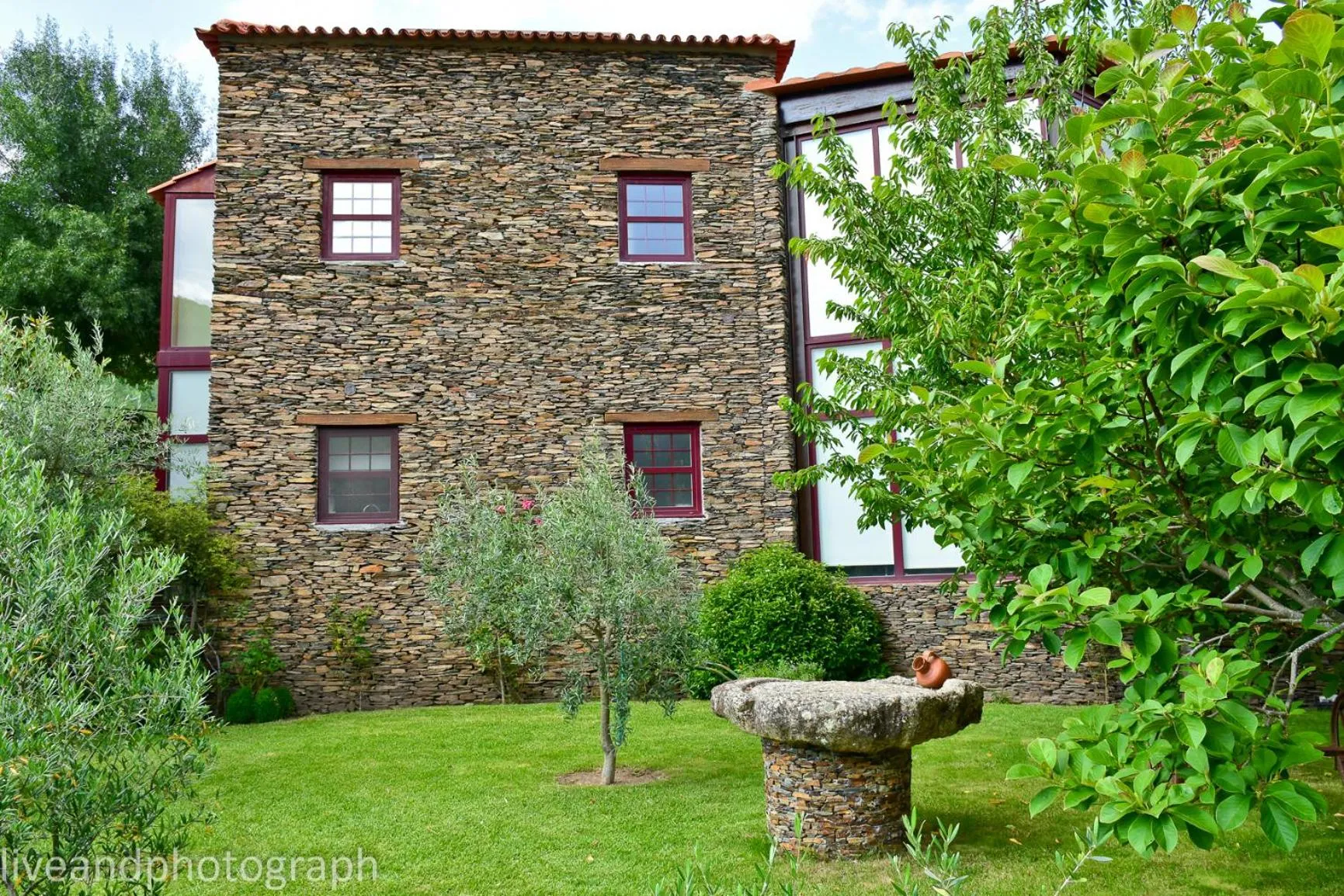 Garden view in Casa Lagar Da Alagoa