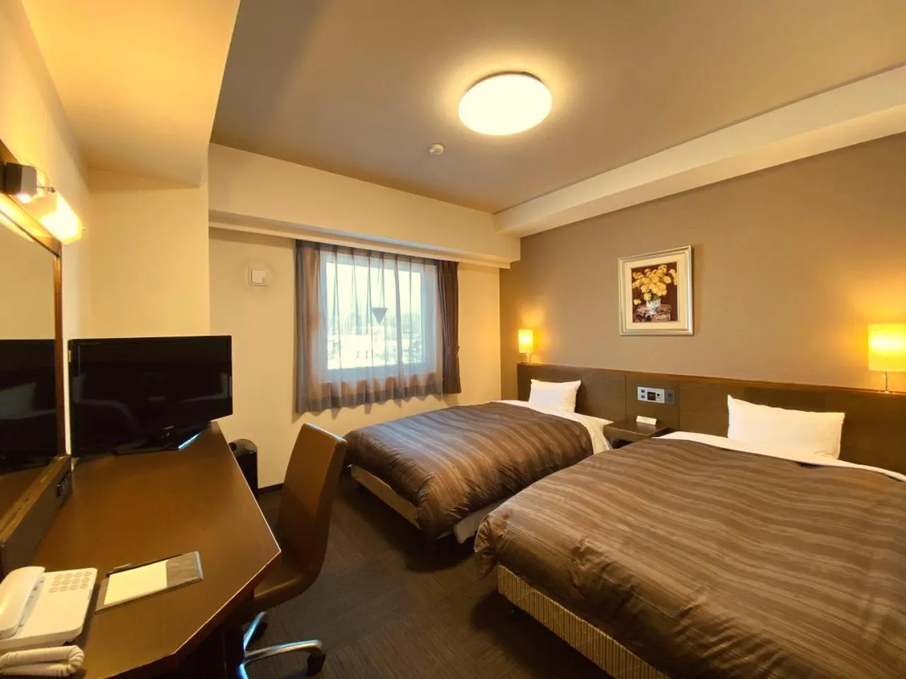 Photo of the whole room, Bed in Hotel Route-Inn Ina Inter