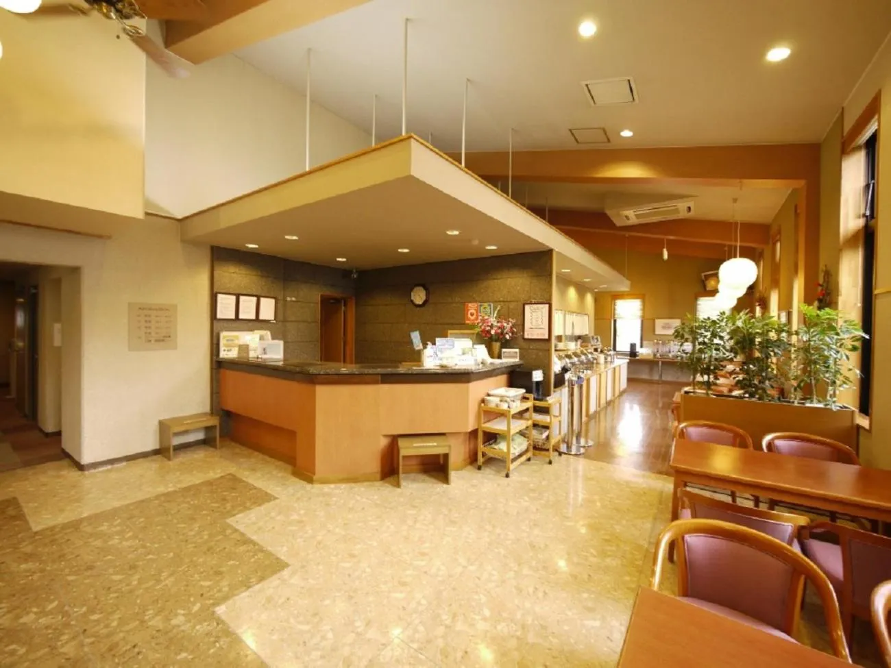Lobby or reception in Hotel Route-Inn Court Azumino Toyoshina Ekiminami