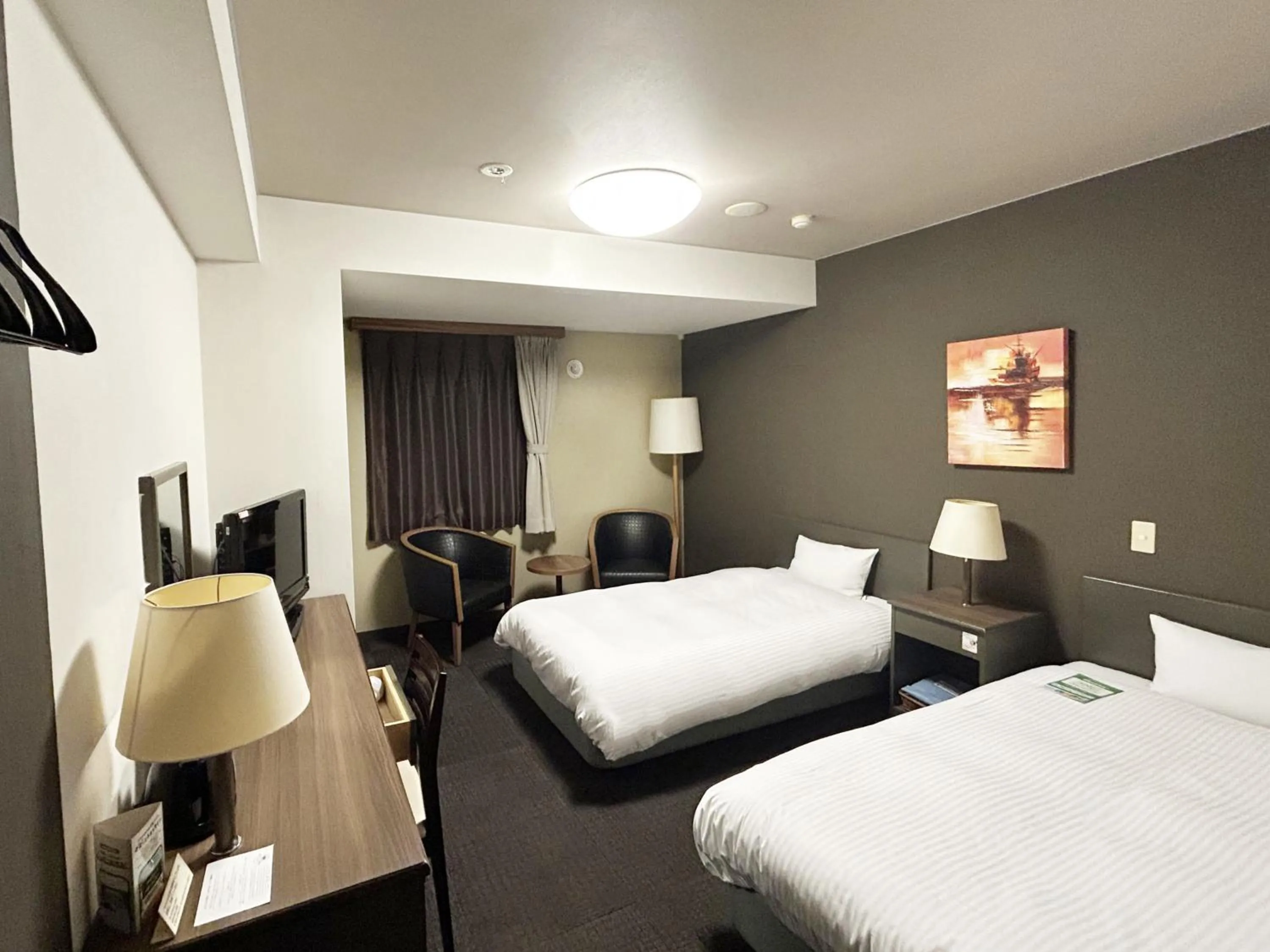 Photo of the whole room, Bed in Hotel Route-Inn Itoigawa