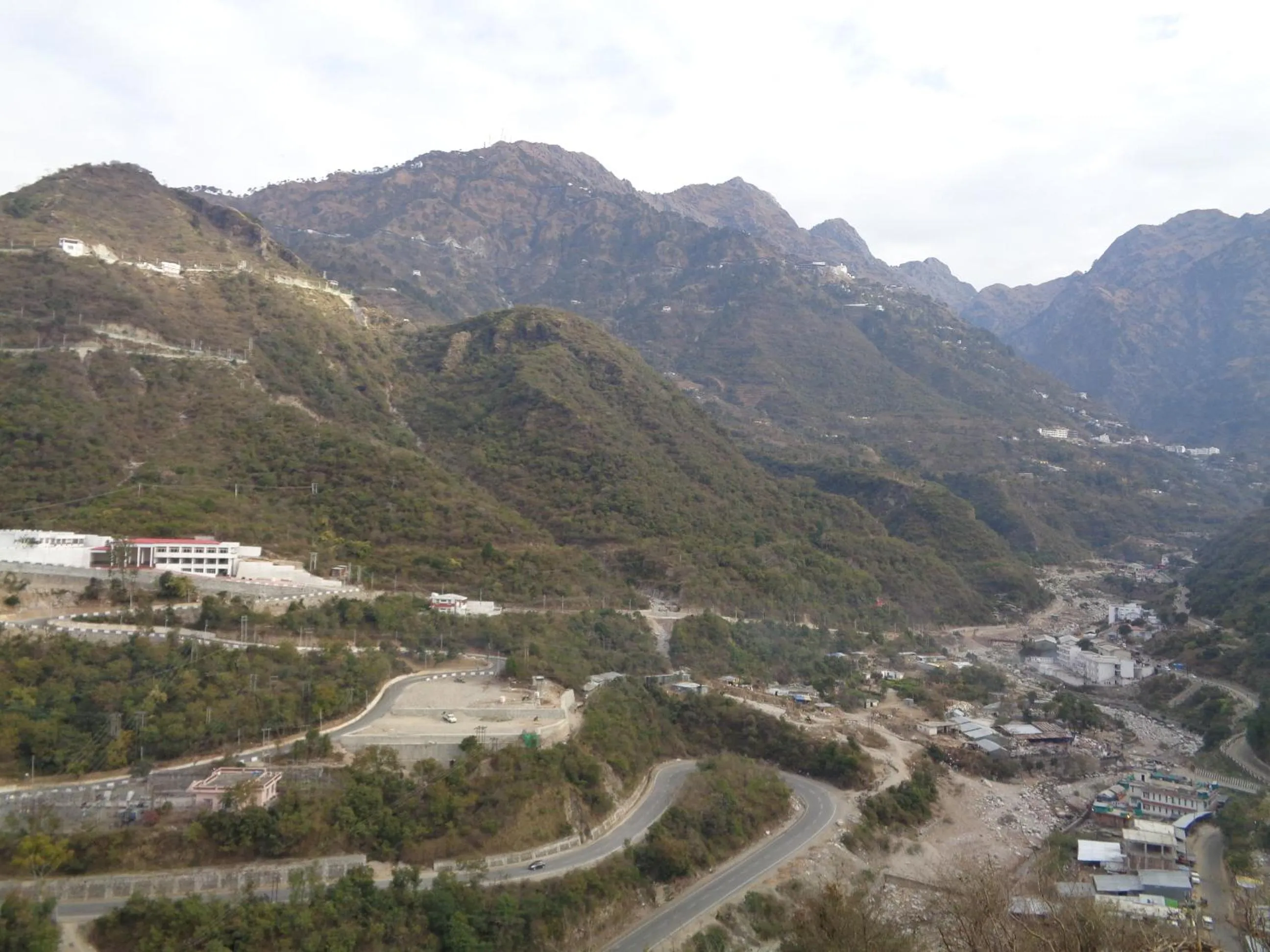 Mountain view in Hotel Ishan