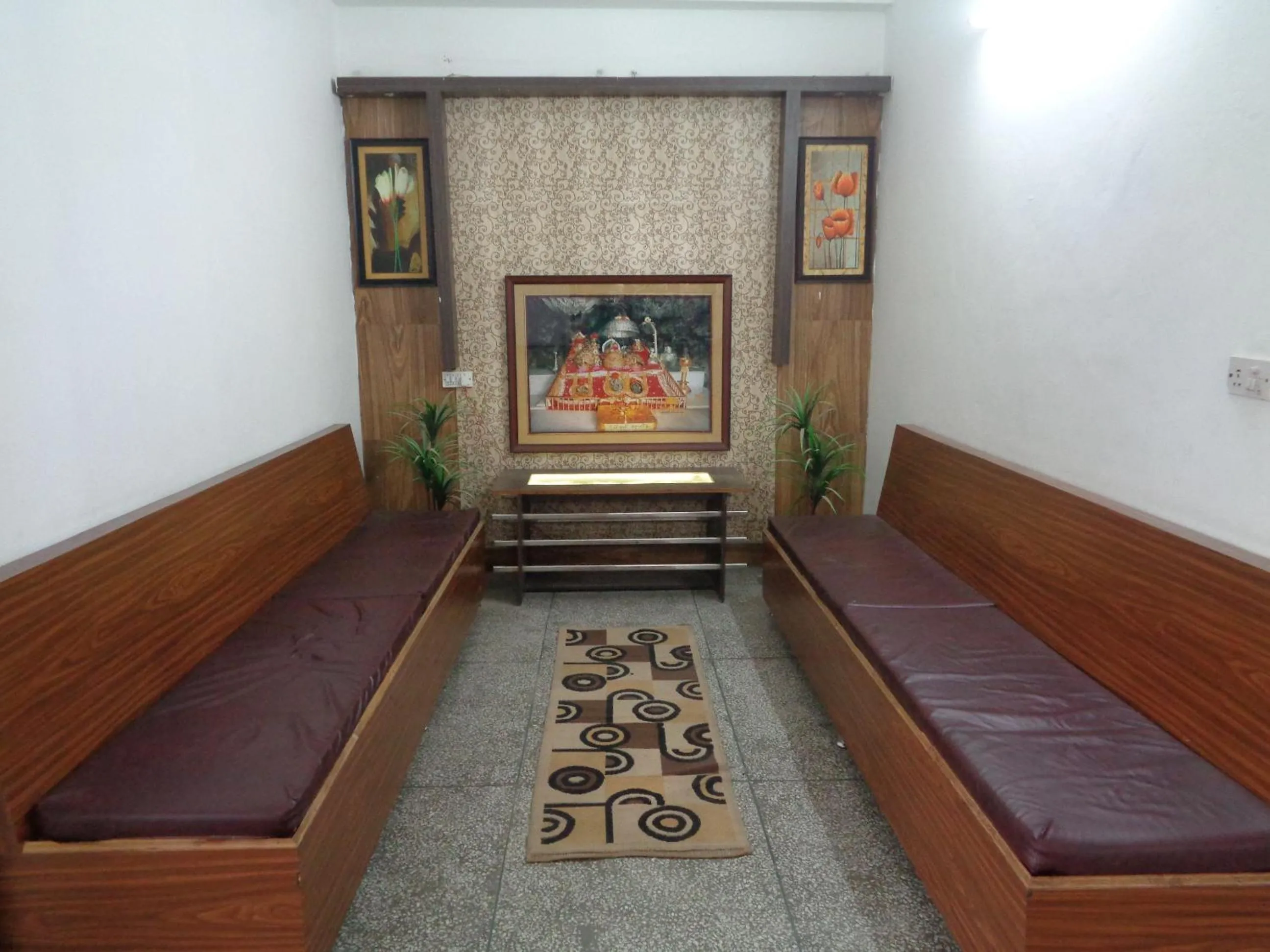 Seating area in Hotel Ishan