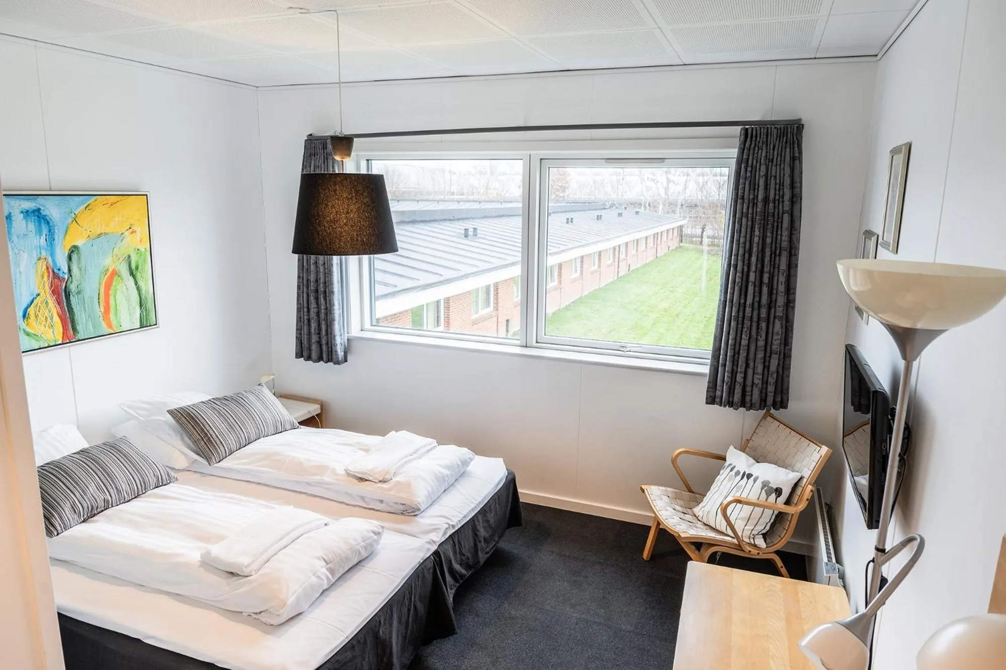 Bed in Hotel Herning