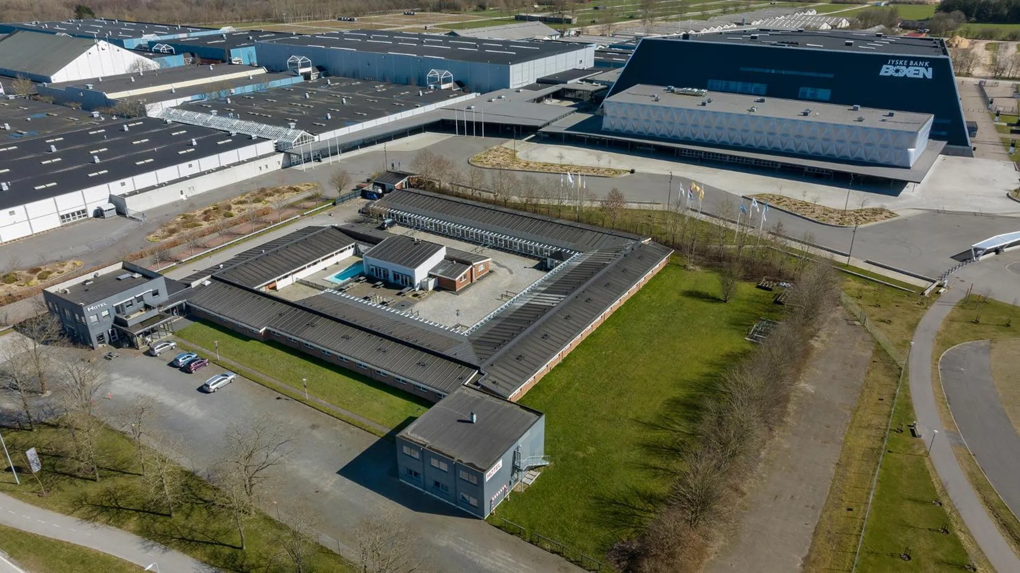 Bird's eye view in Hotel Herning