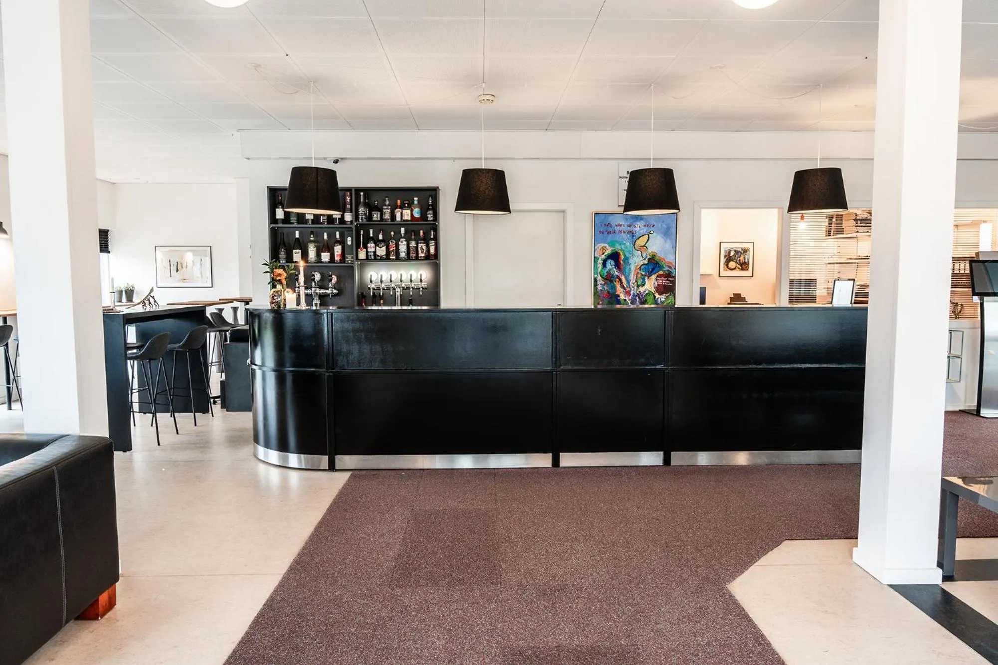 Lobby or reception in Hotel Herning