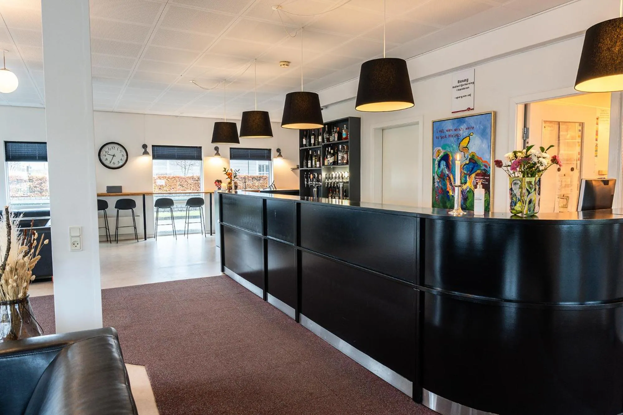 Lobby or reception in Hotel Herning