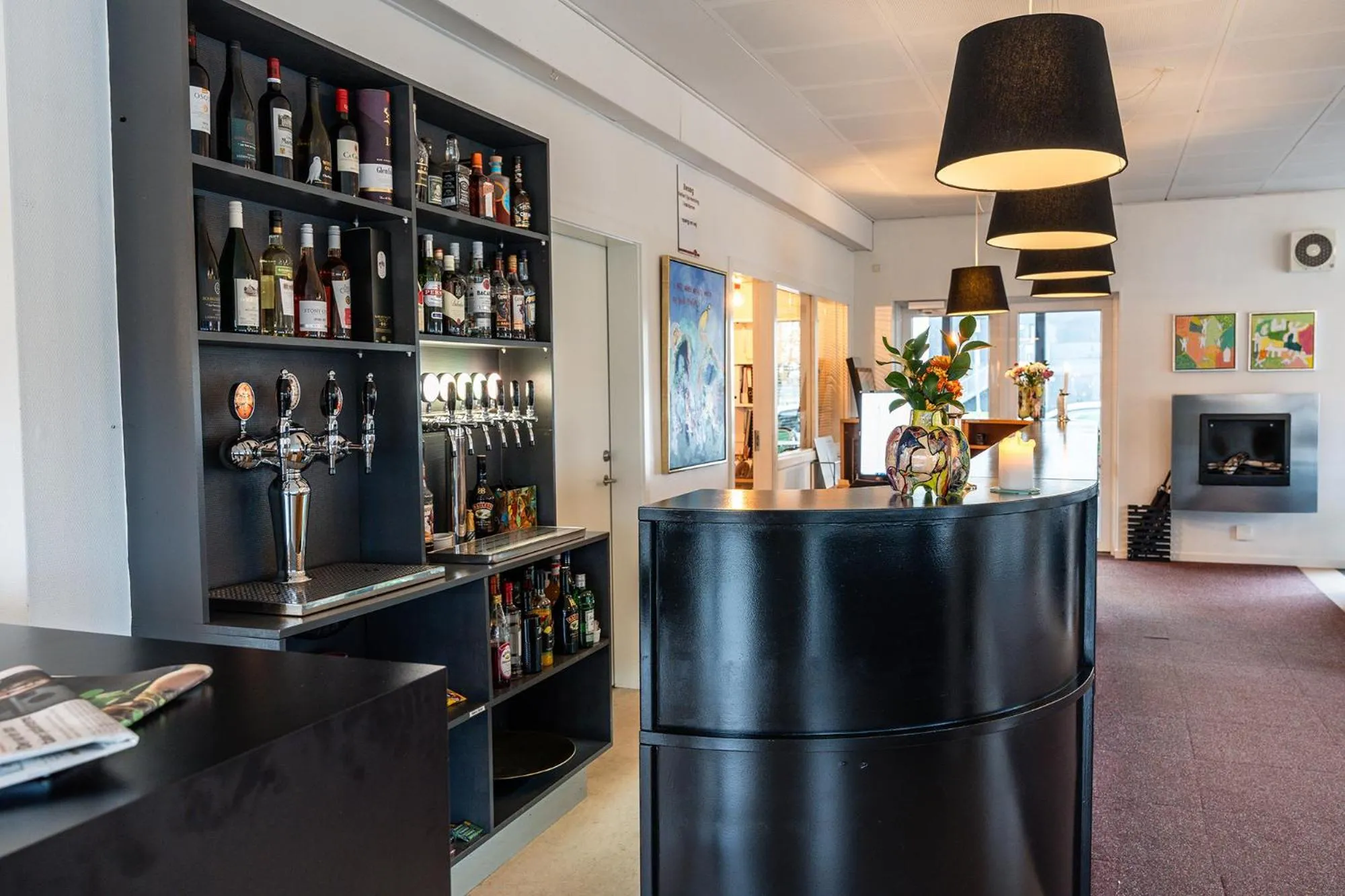 Lobby or reception in Hotel Herning