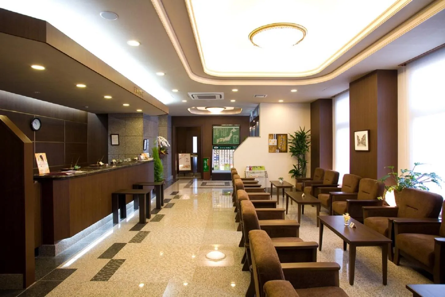 Lobby or reception in Hotel Route-Inn Nanao Ekihigashi