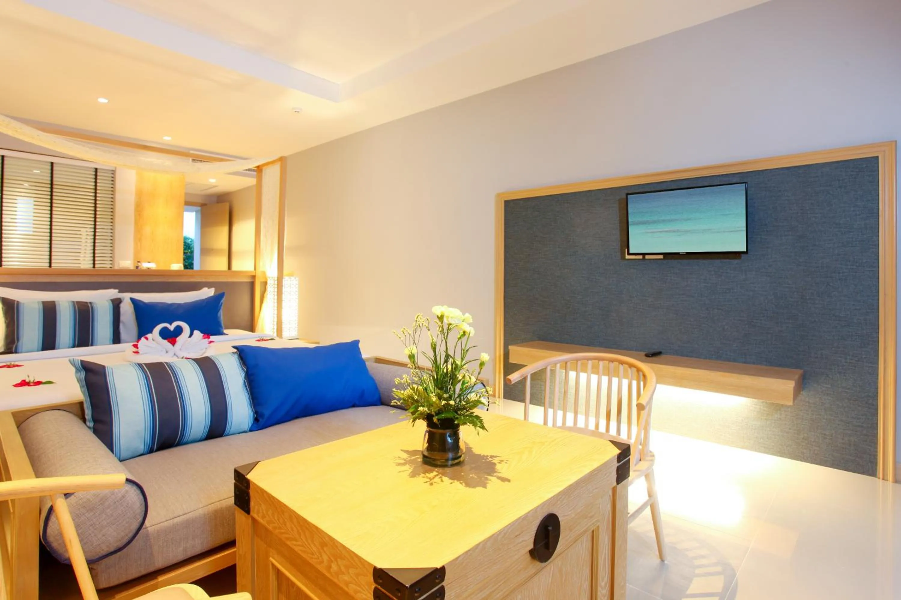 Seating area, Bed in CRAFT Resort & Villas, Phuket Town