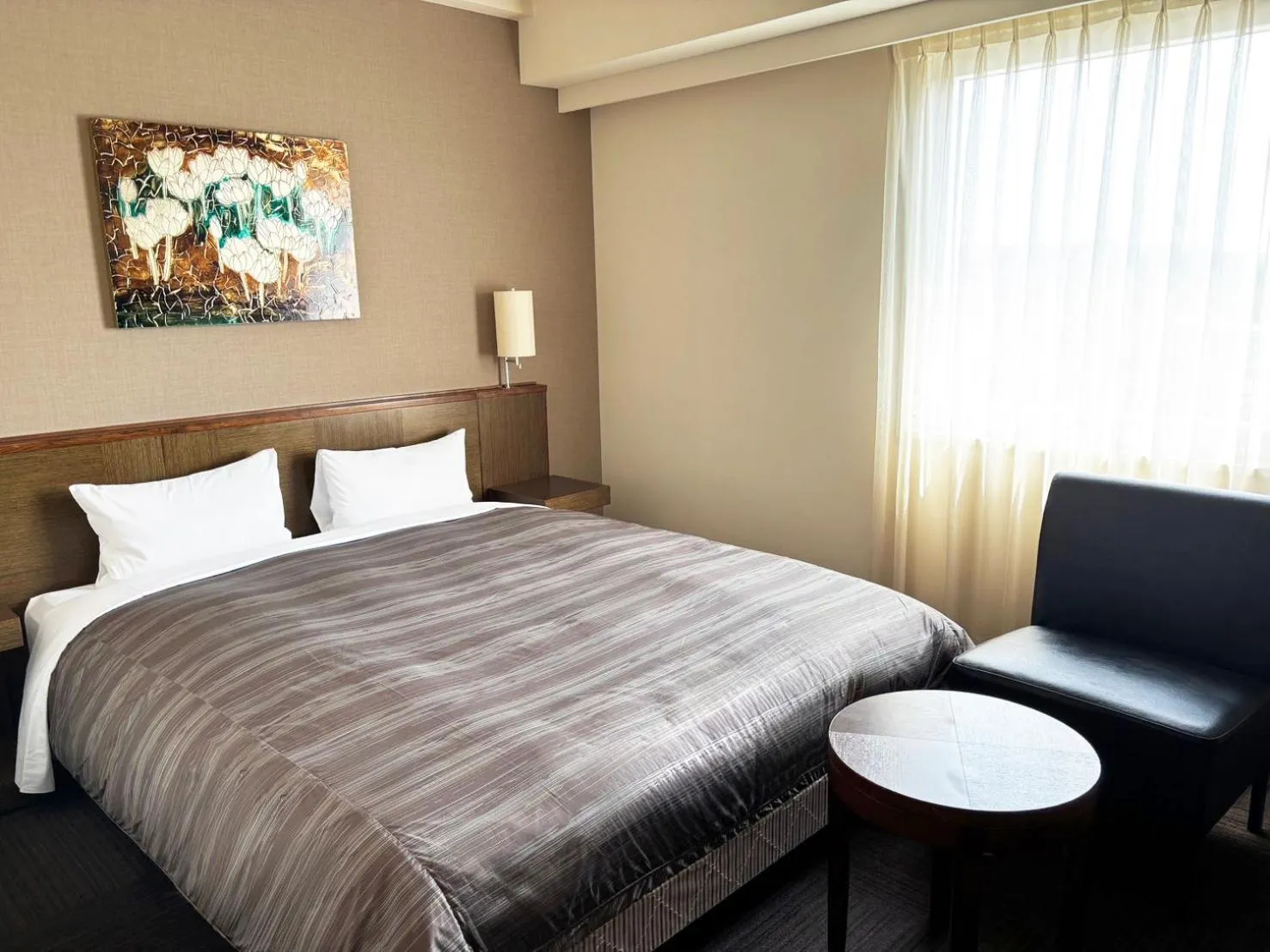 Photo of the whole room, Bed in Hotel Route-Inn Shibukawa