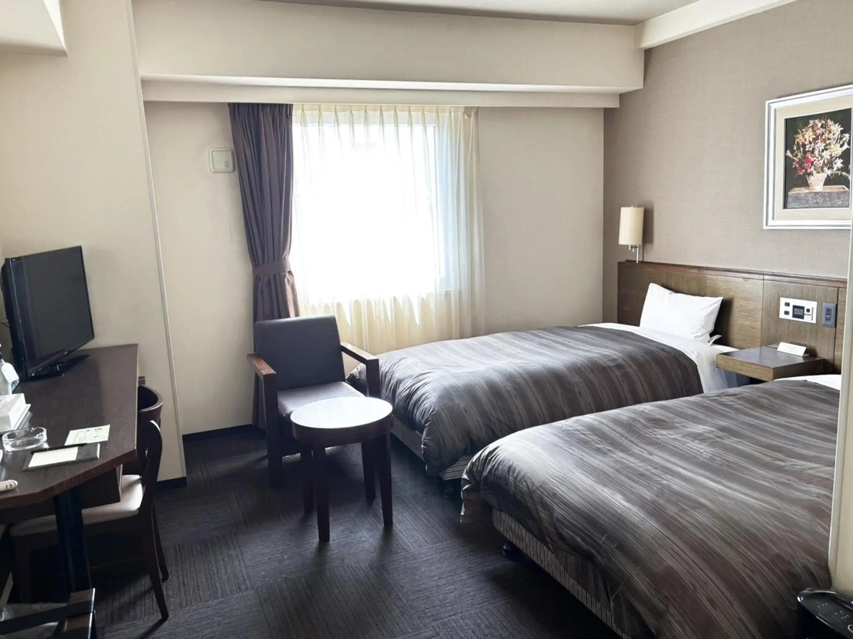 Twin Room - single occupancy - Non-Smoking in Hotel Route-Inn Shibukawa Twin Room - single occupancy - Non-Smoking in Hotel Route-Inn Shibukawa