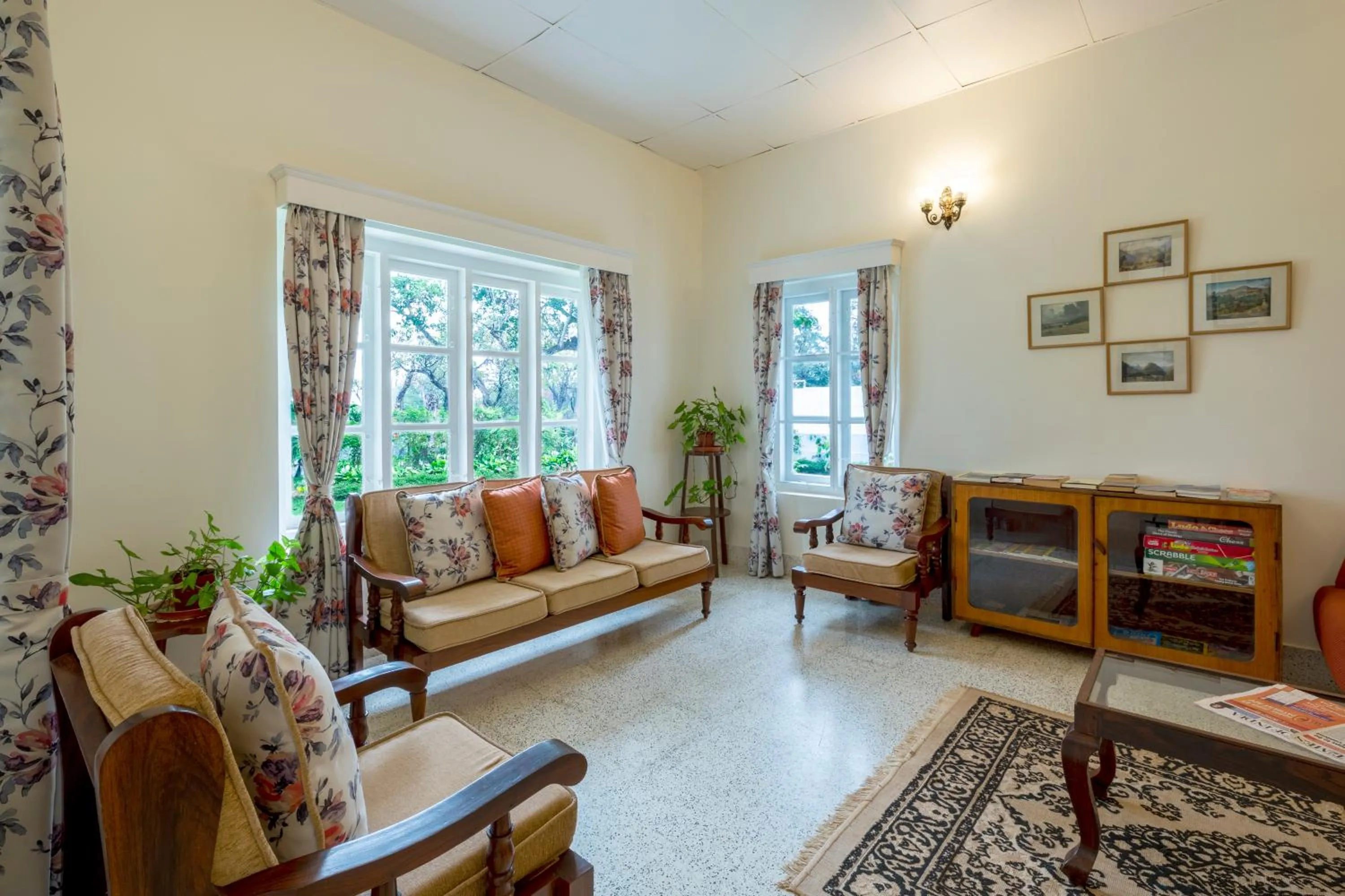 Living room in Ama Plantation Trails Coorg