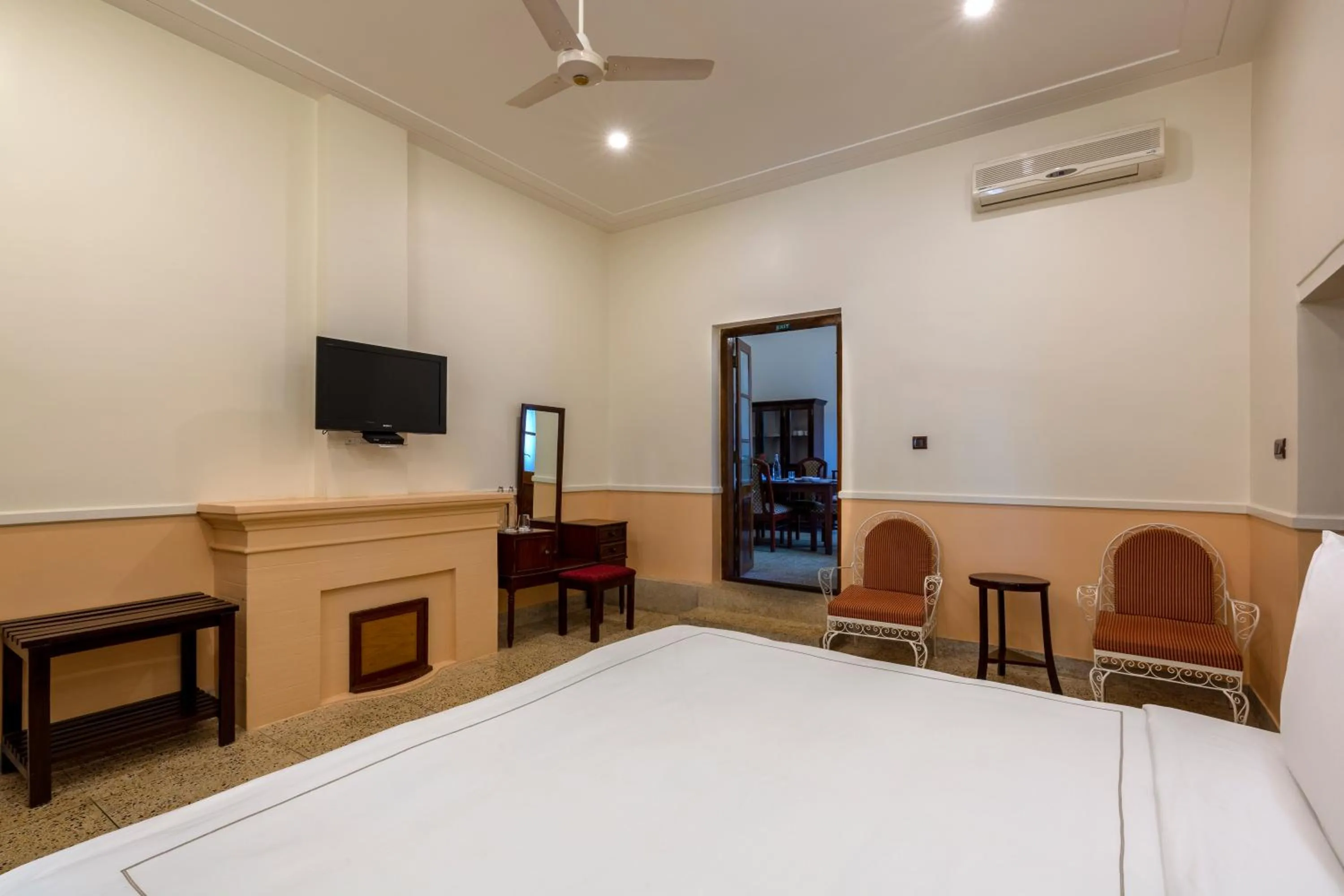 Bed in Ama Plantation Trails Coorg