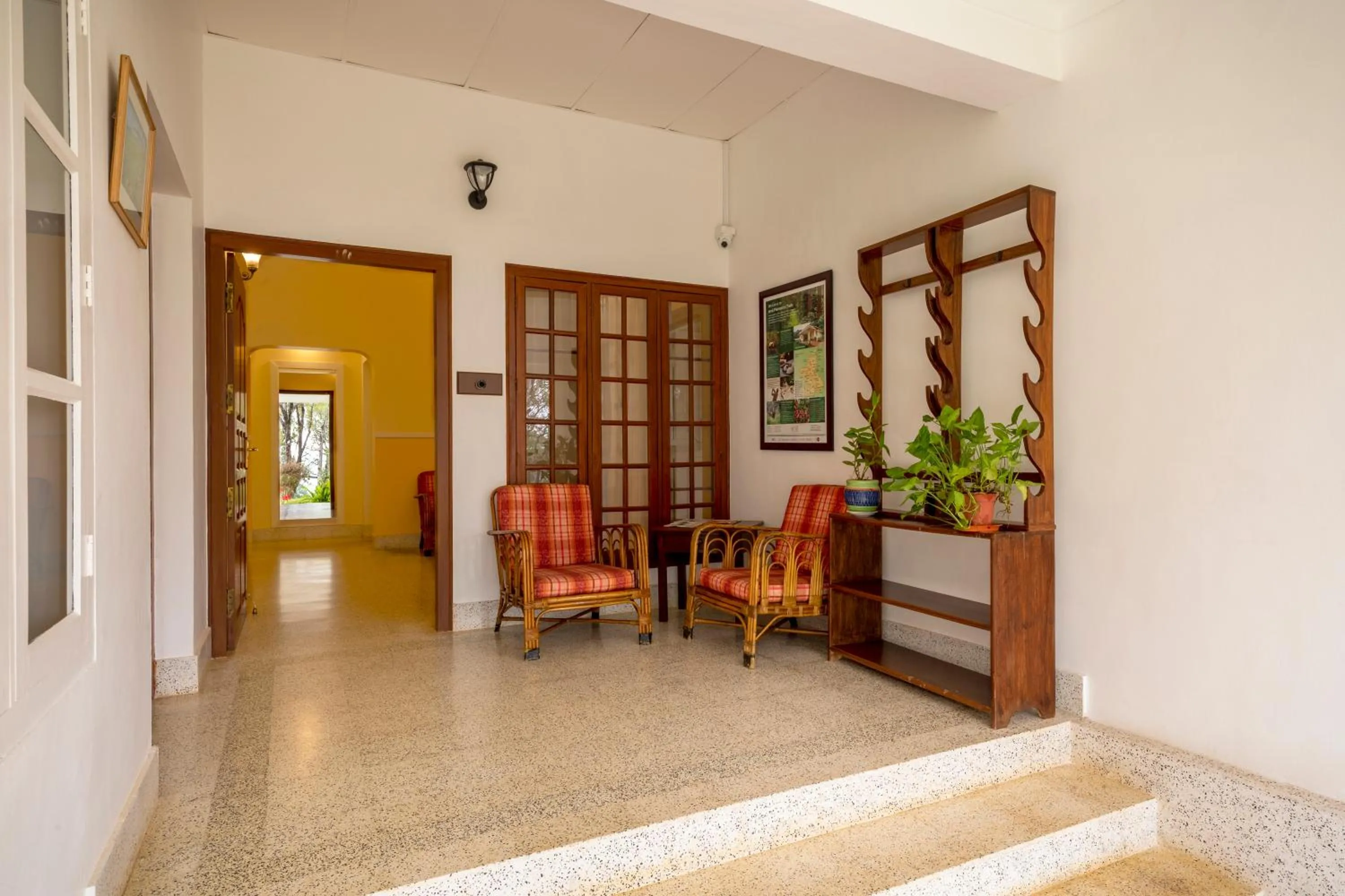 Seating area in Ama Plantation Trails Coorg