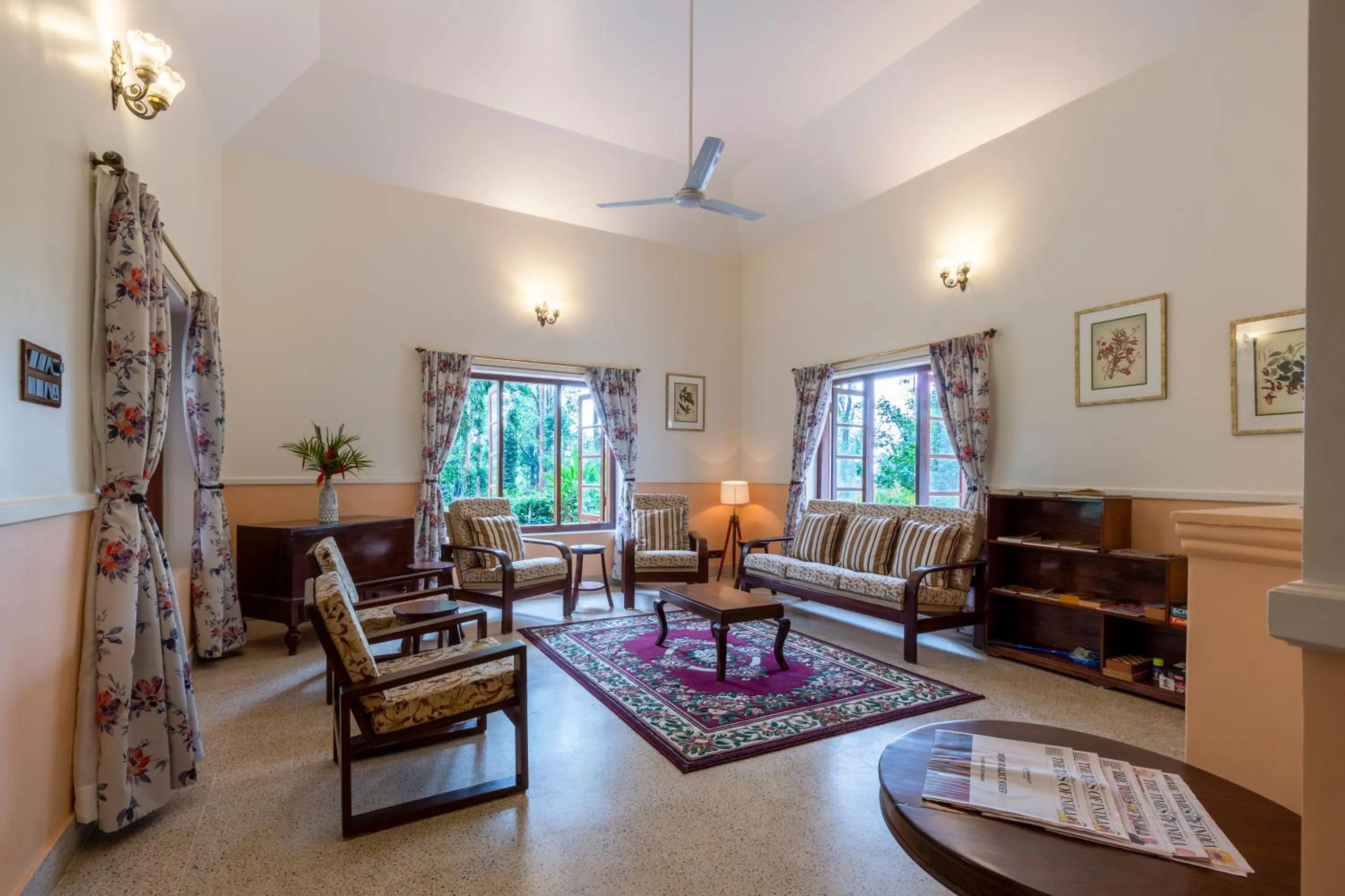 Living room in Ama Plantation Trails Coorg