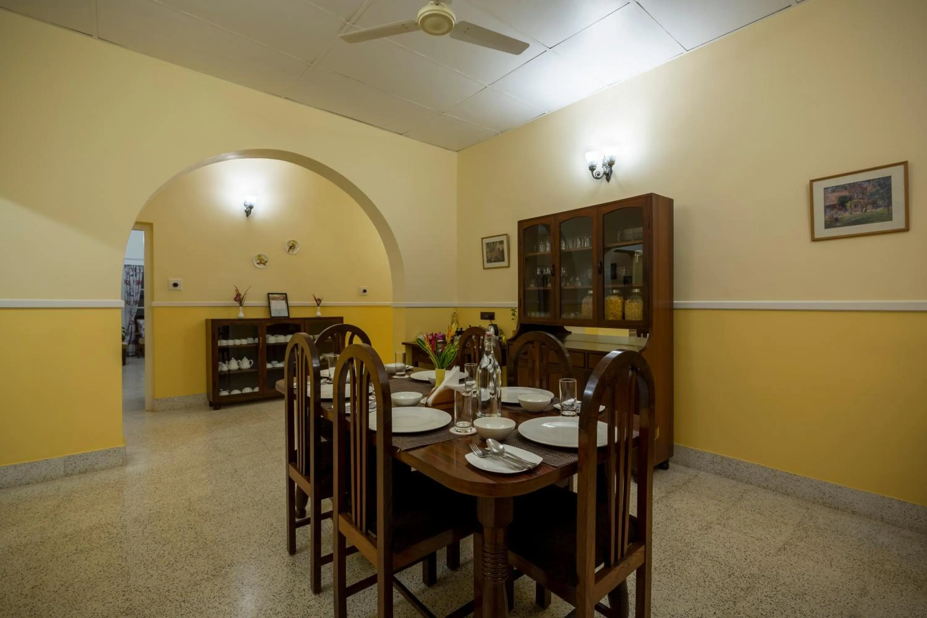 Dining area in Ama Plantation Trails Coorg