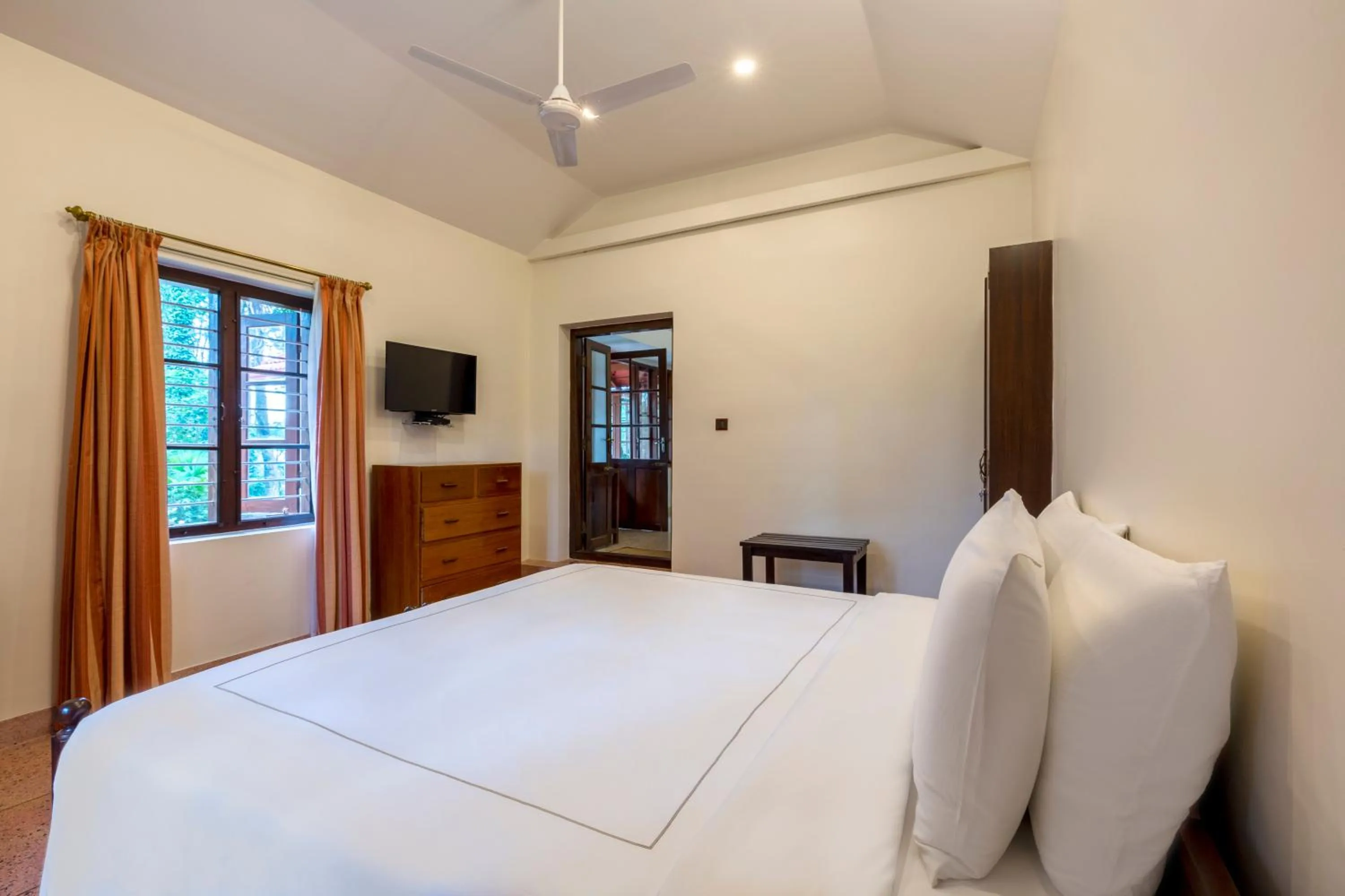 Bed in Ama Plantation Trails Coorg