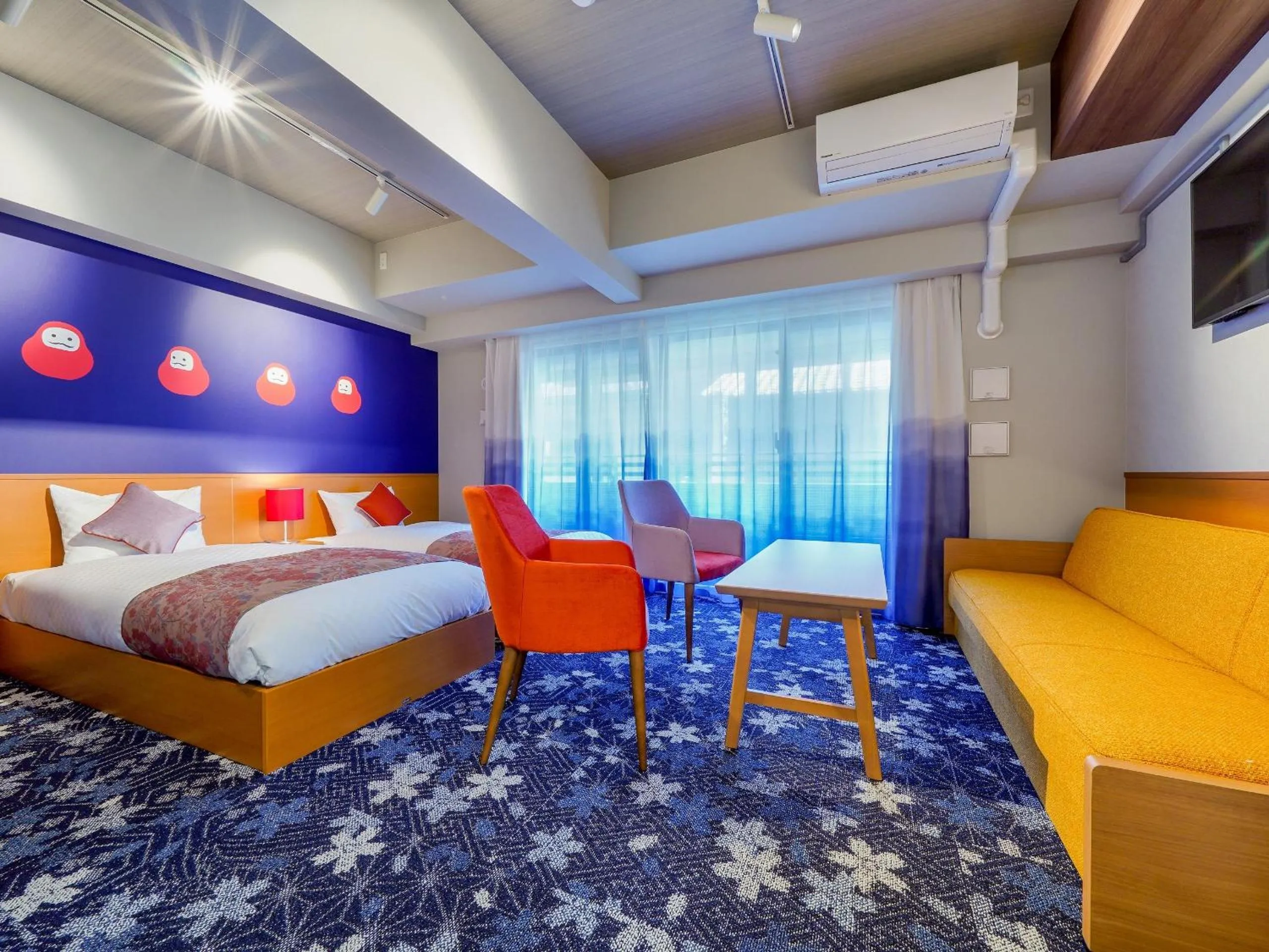 Living room, Bed in RESI STAY THE KYOTO