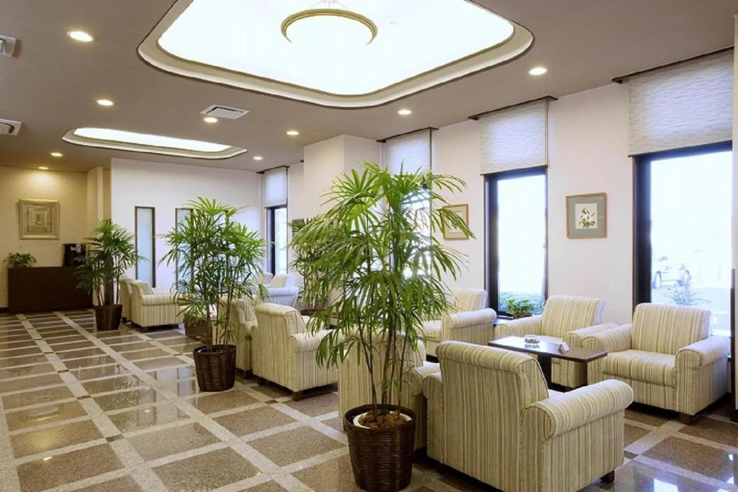 Lobby or reception in Hotel Route-Inn Mikawa Inter