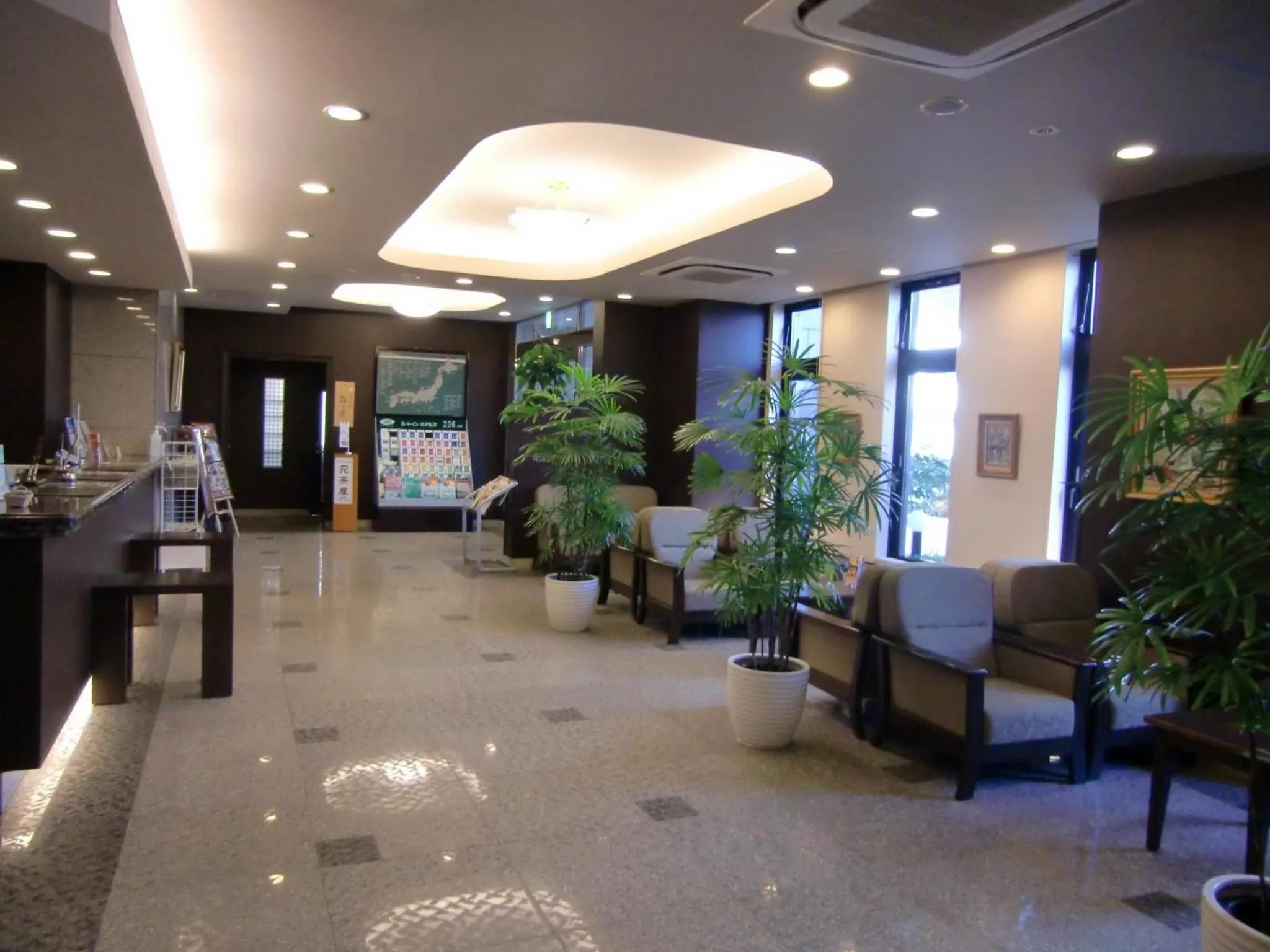 Lobby or reception in Hotel Route-Inn Oyama