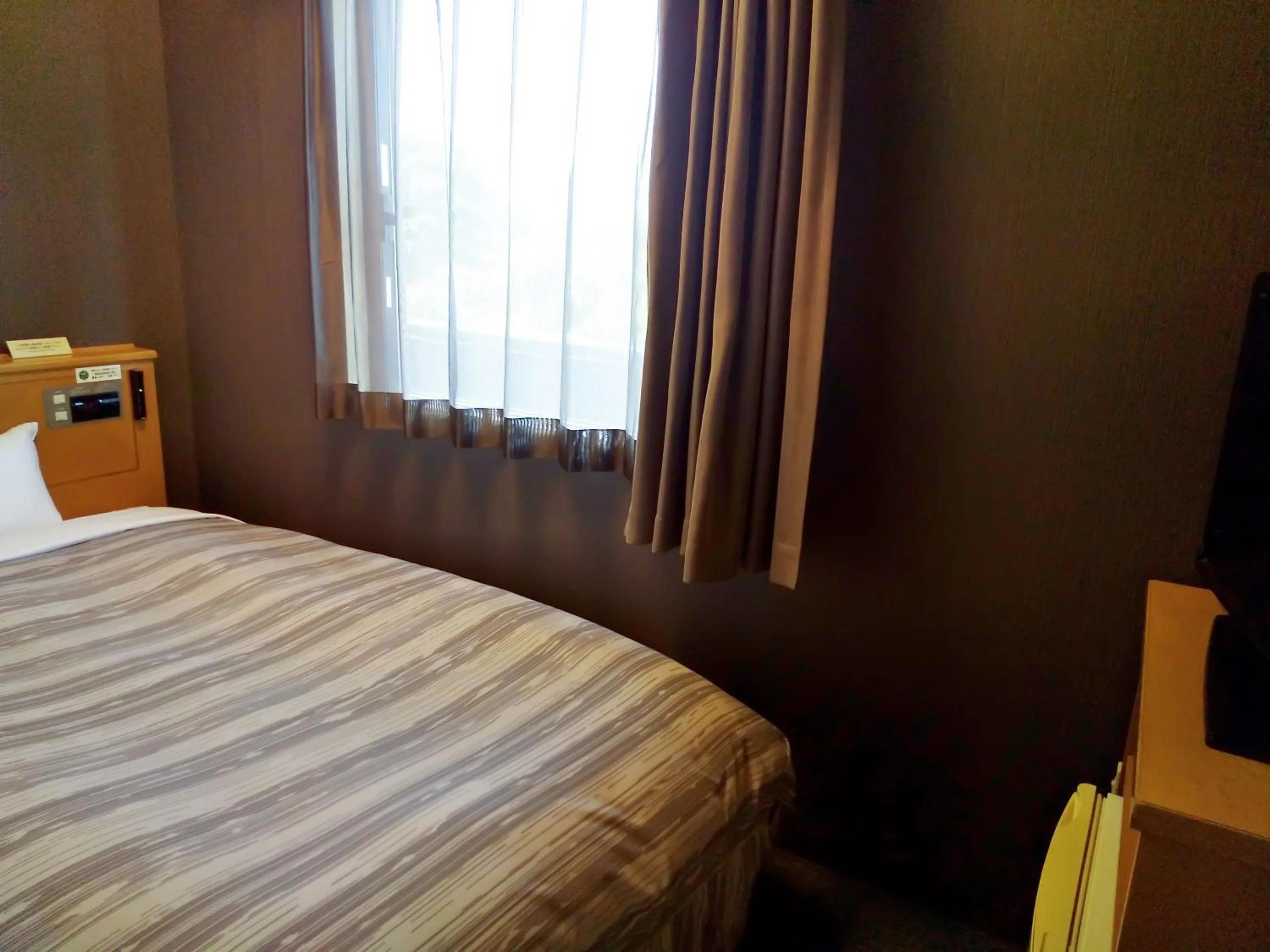 Photo of the whole room, Bed in Hotel Route-Inn Sanofujioka Inter