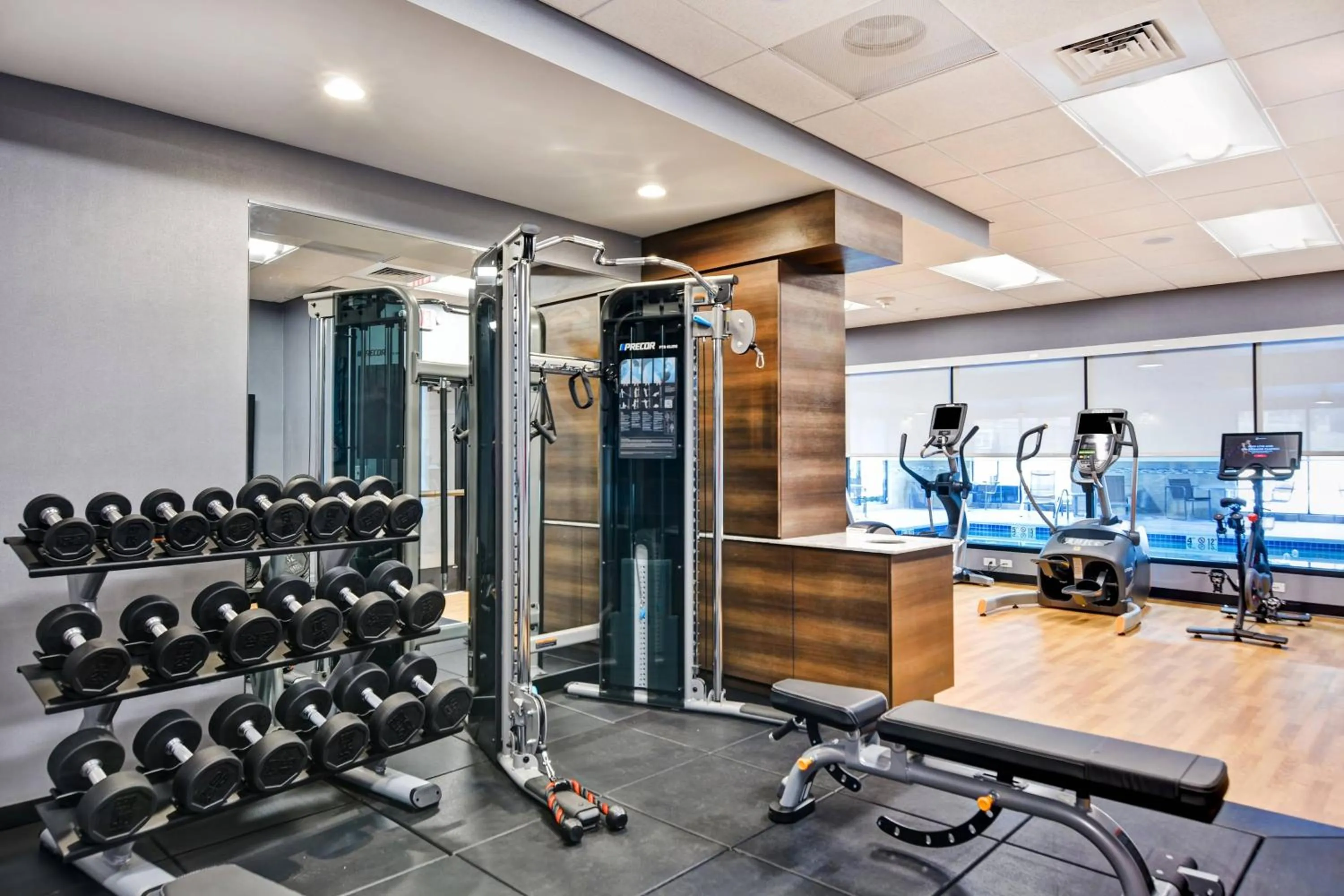 Fitness centre/facilities in TownePlace Suites by Marriott Bridgewater Branchburg
