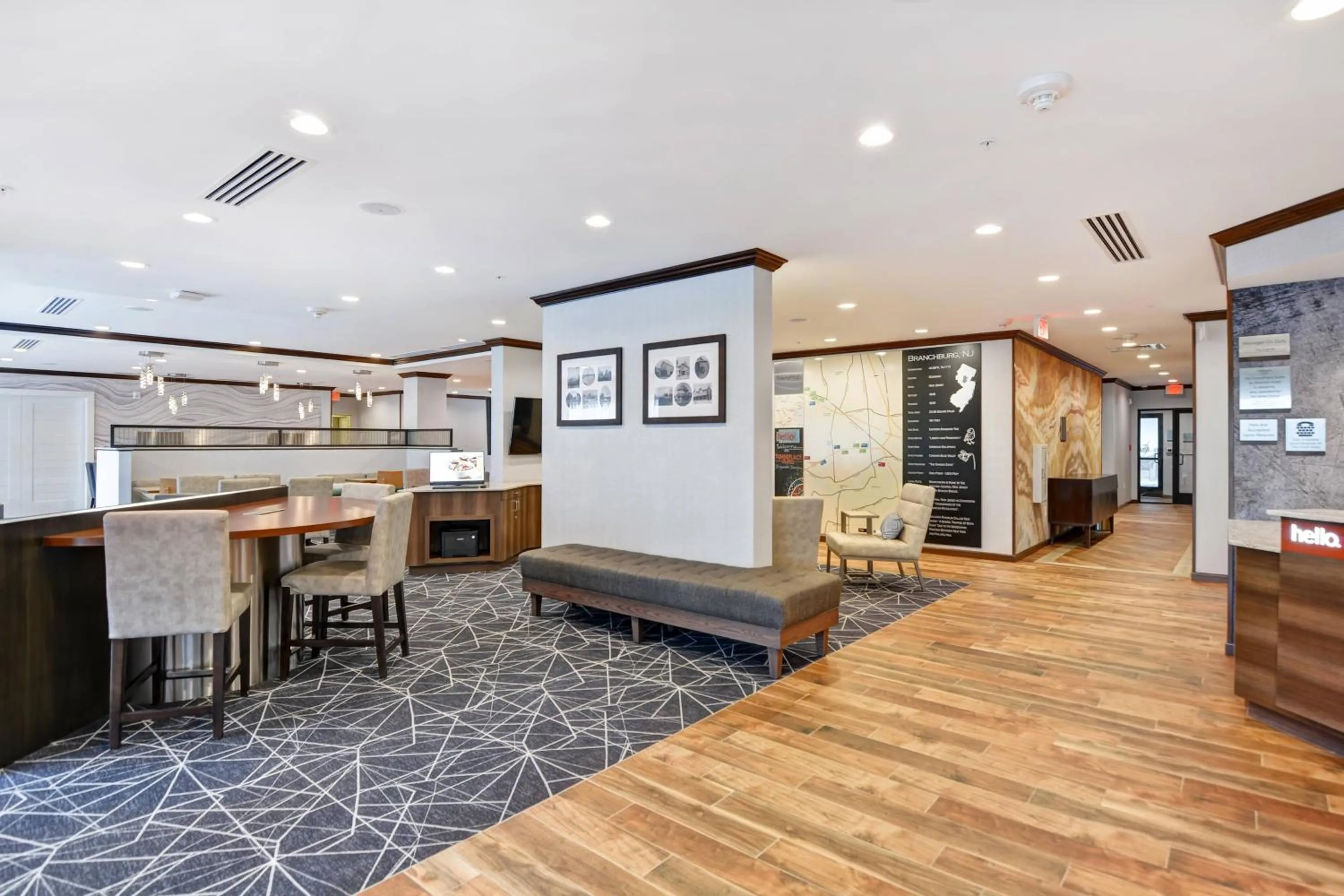 Lobby or reception in TownePlace Suites by Marriott Bridgewater Branchburg