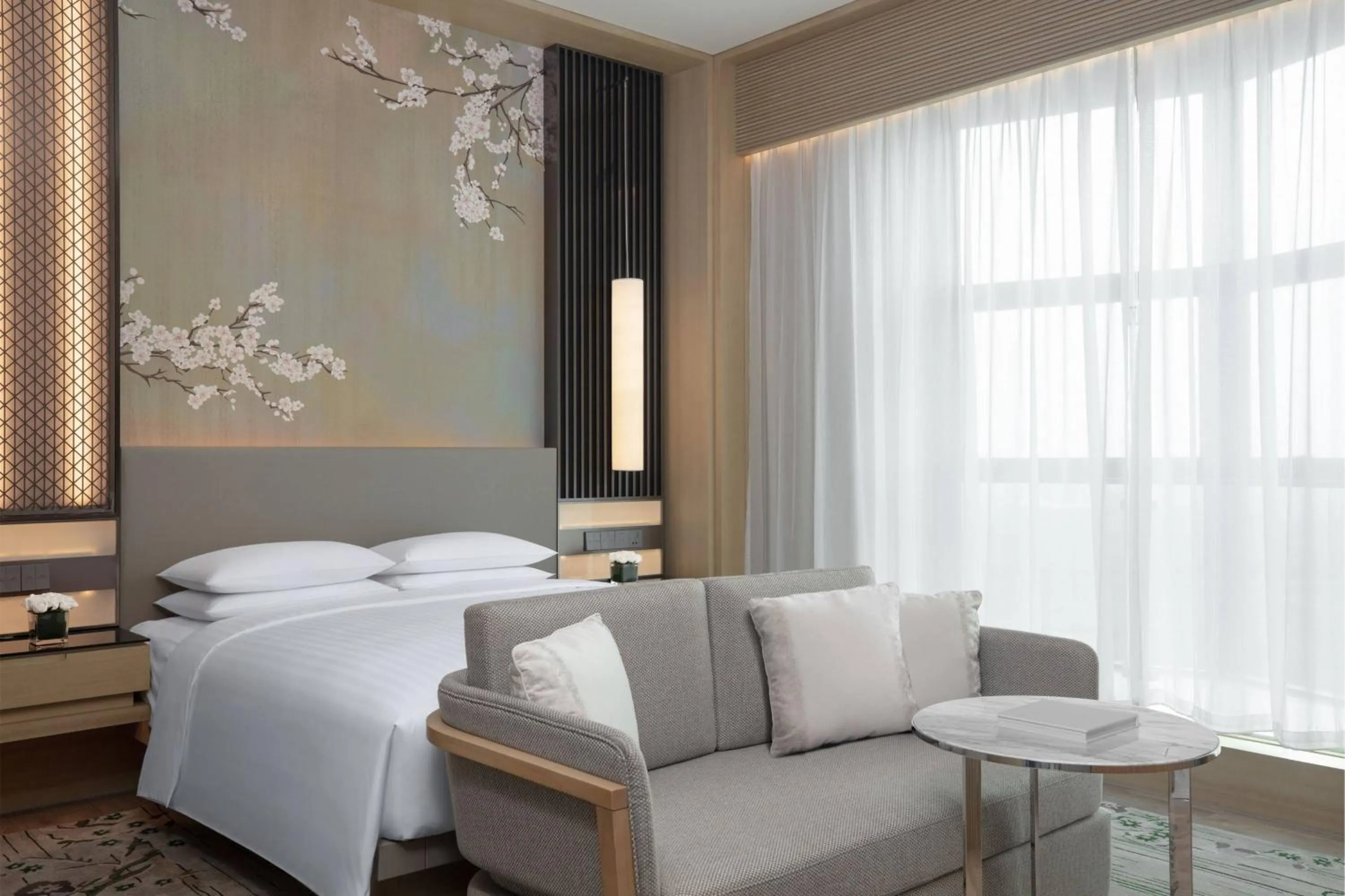 Bedroom, Bed in Courtyard by Marriott Jiangsu Taizhou