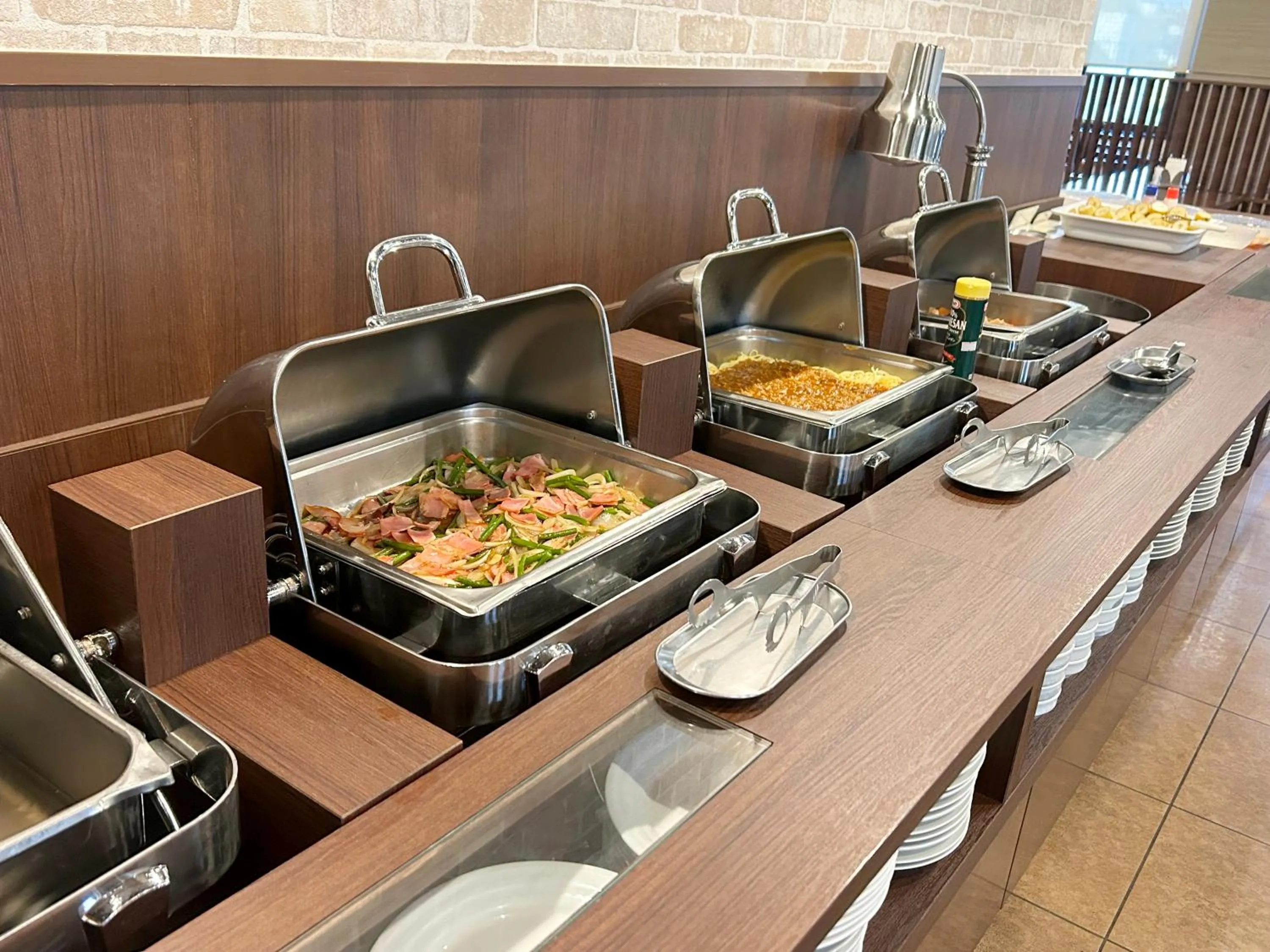 Breakfast in Hotel Route-Inn Iwata Inter