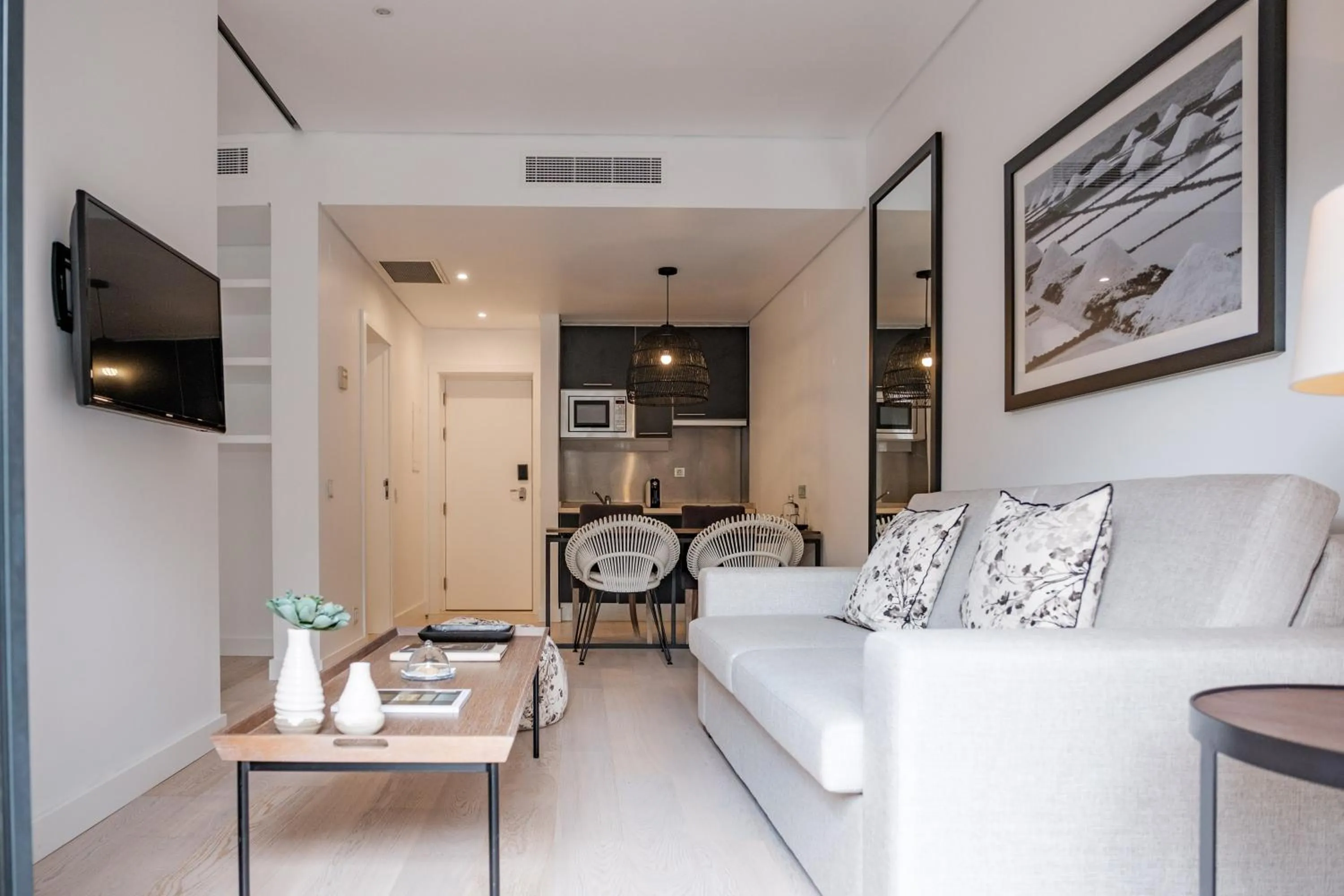 Living room in Octant Praia Verde