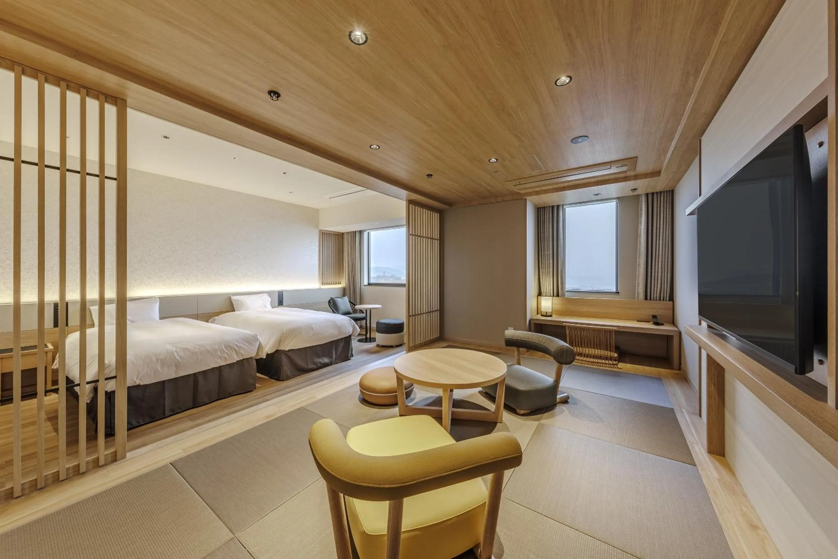 Photo of the whole room, Bed in Beppu SUGINOI HOTEL