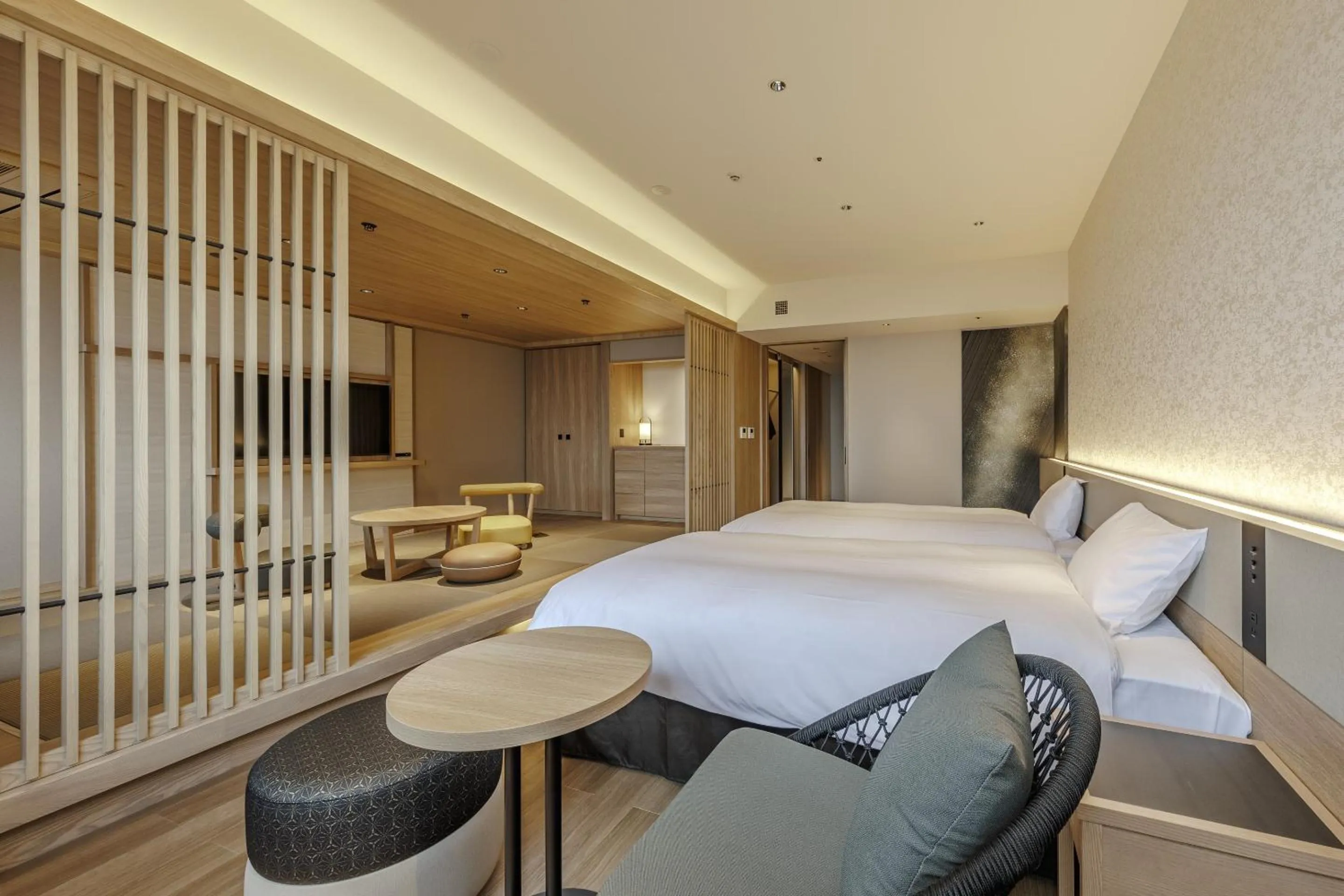 Photo of the whole room, Bed in Beppu SUGINOI HOTEL