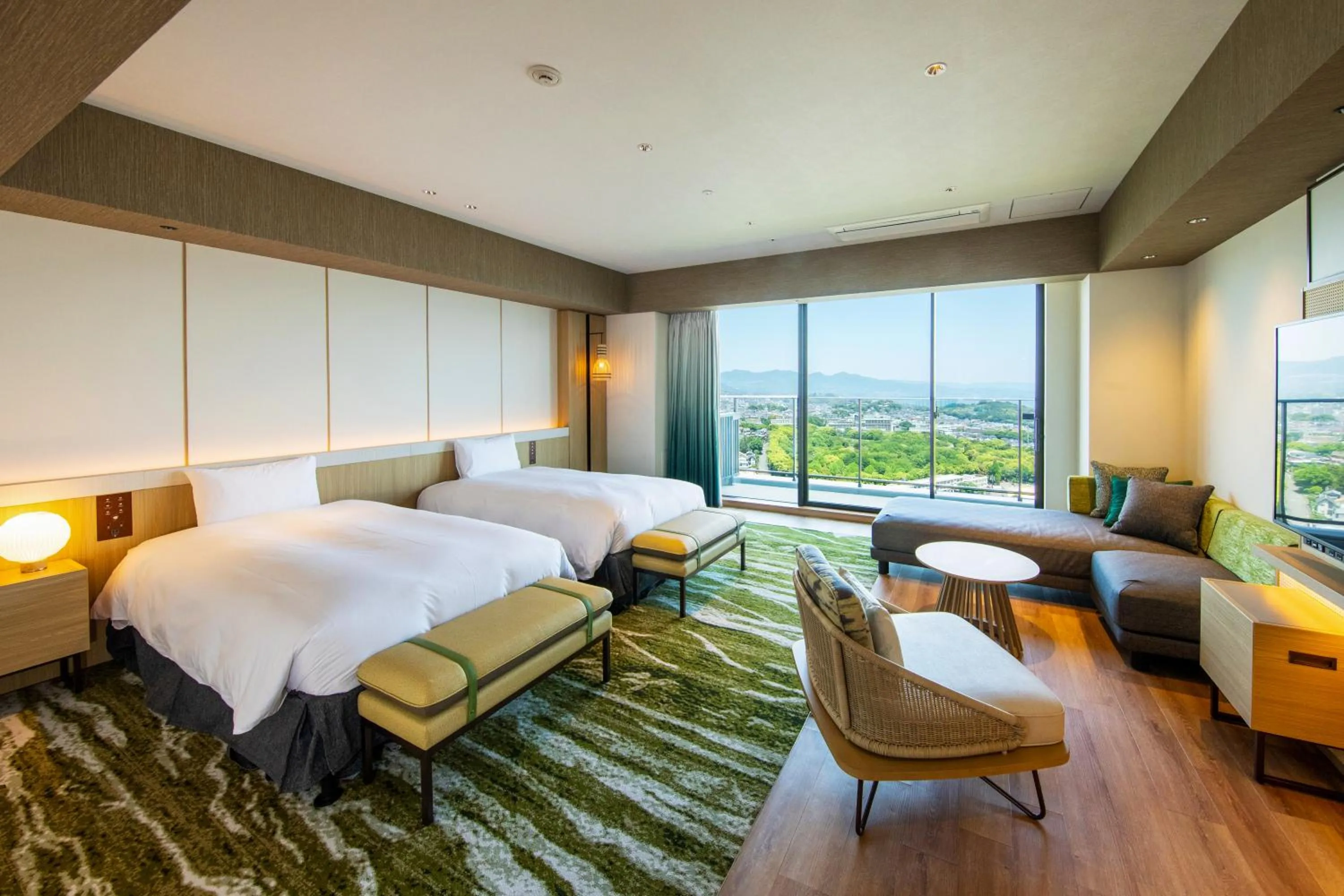 Photo of the whole room, Bed in Beppu SUGINOI HOTEL