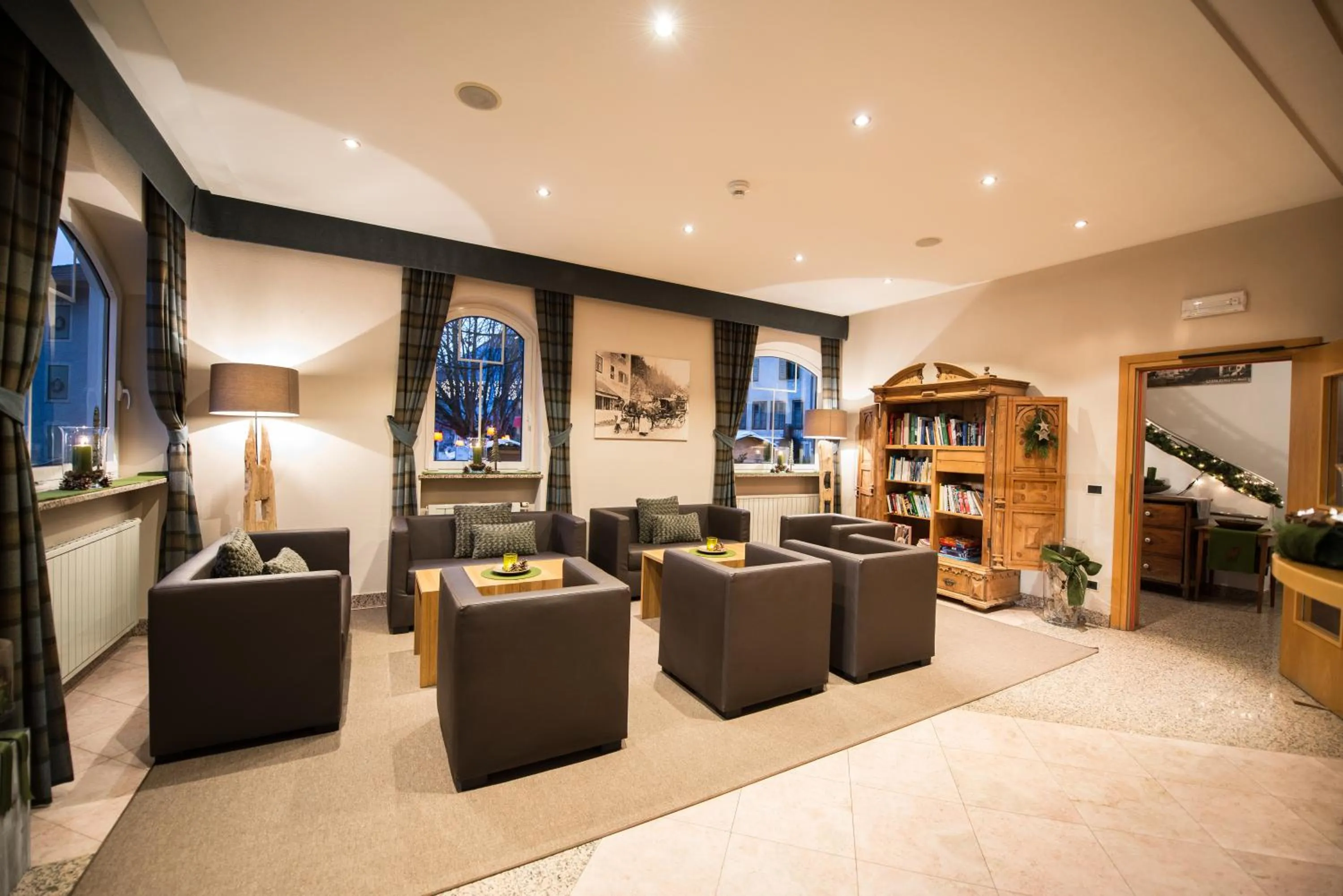 Lobby or reception in Apparthotel Central