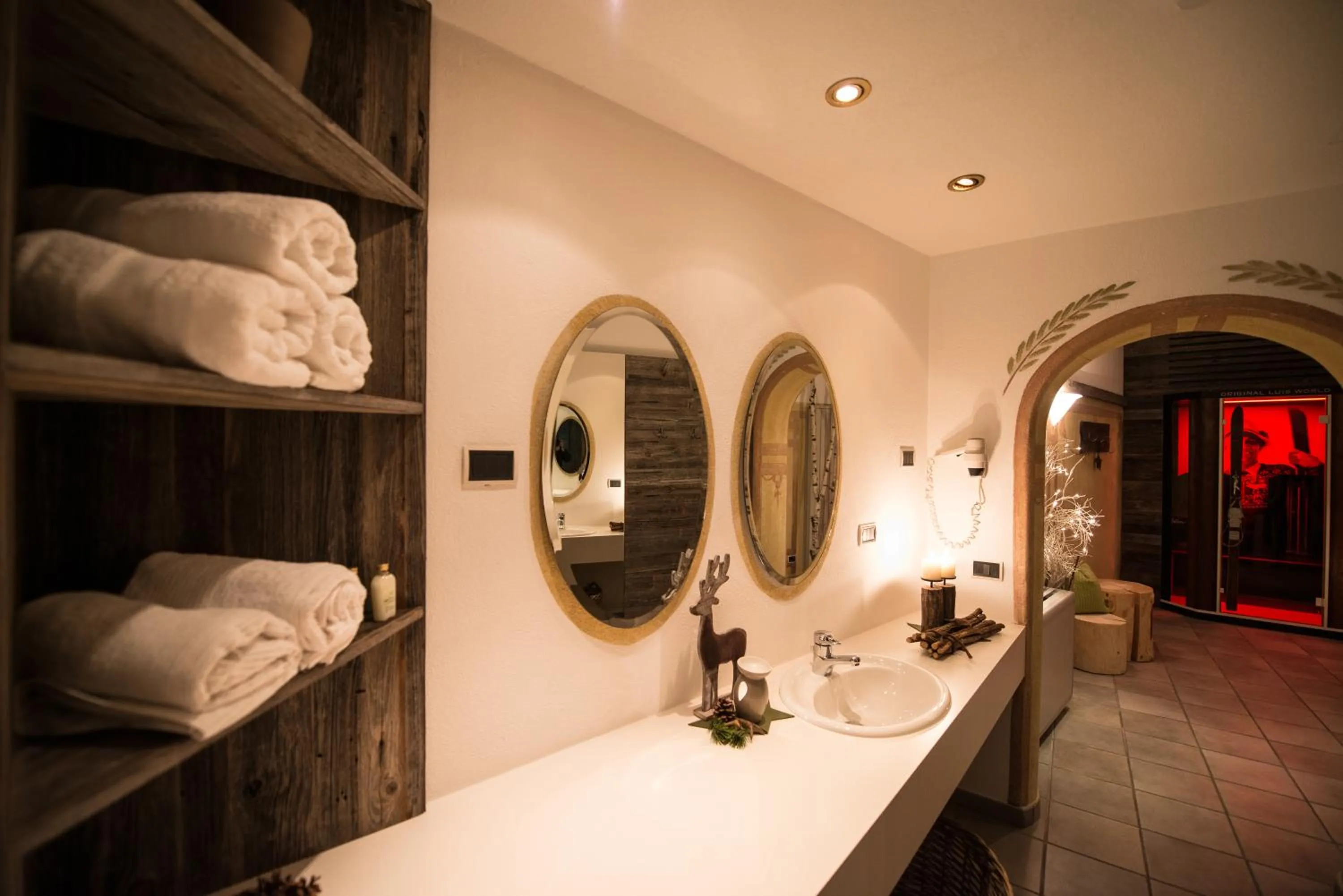 Sauna, Bed in Apparthotel Central