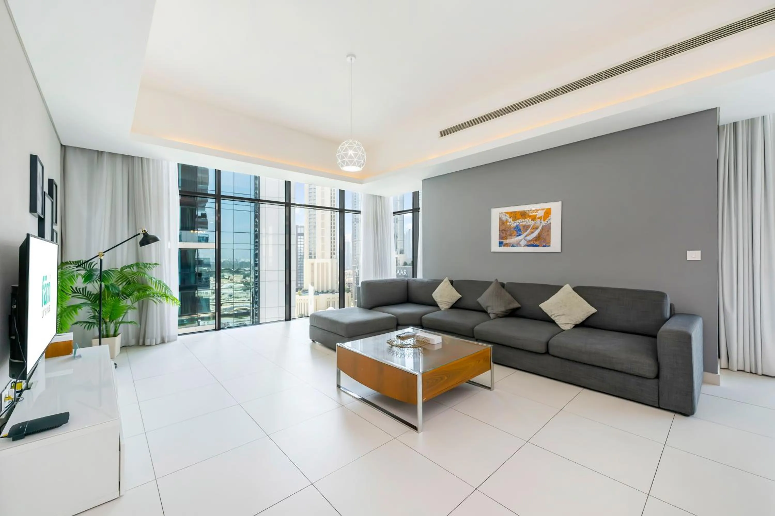 TV and multimedia, Seating Area in FAM Living - Mada Residences Downtown Dubai