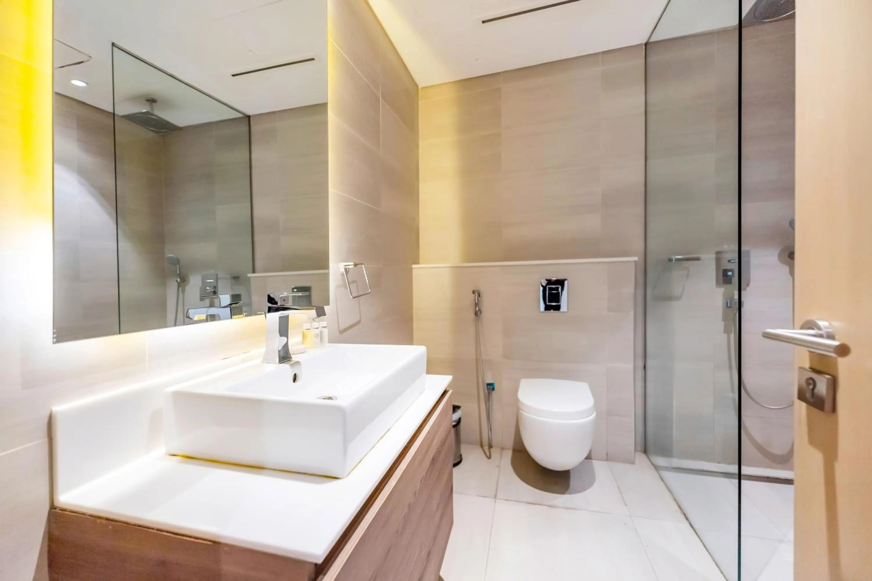 Shower, Bathroom in FAM Living - Mada Residences Downtown Dubai