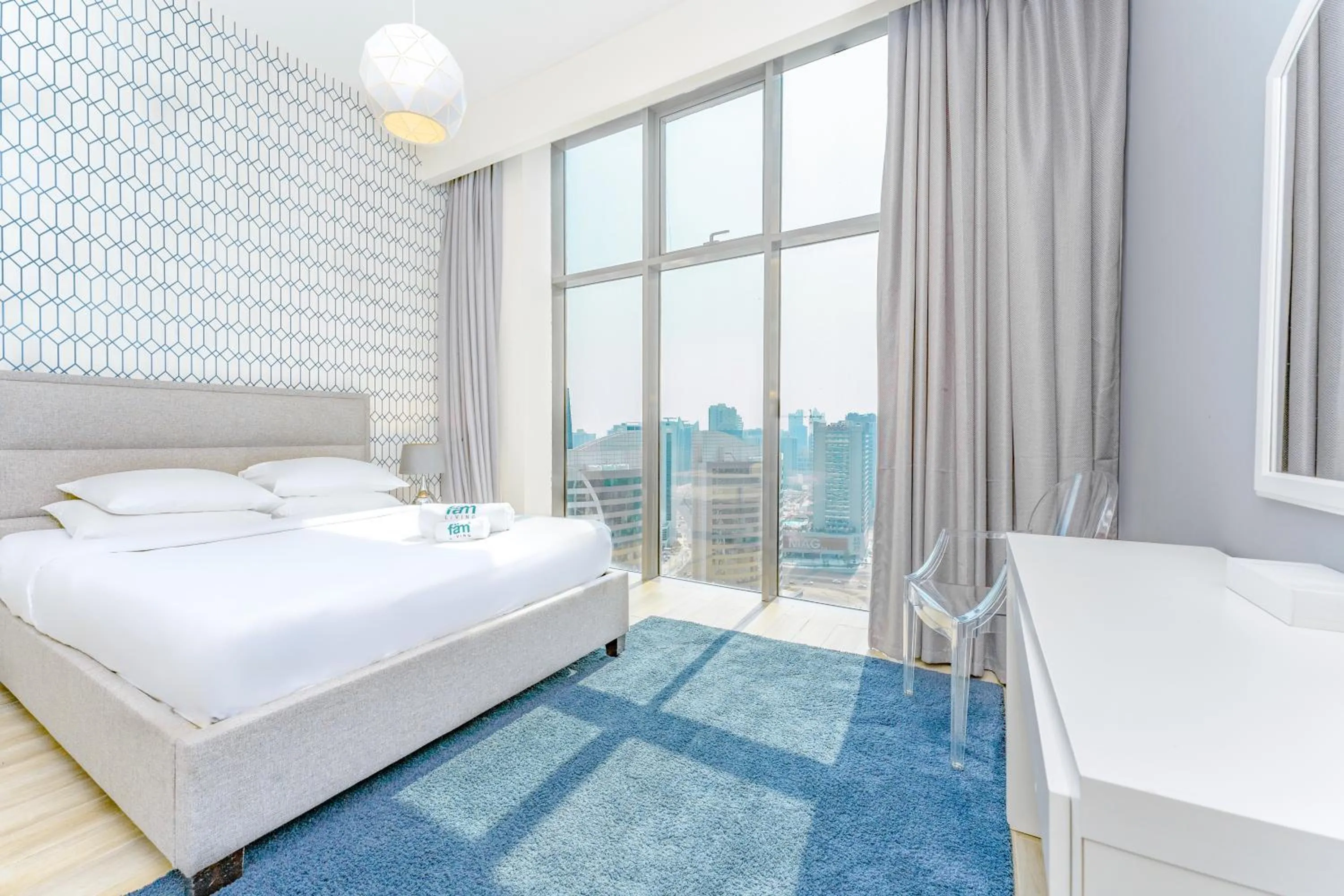 Bed in FAM Living - Mada Residences Downtown Dubai