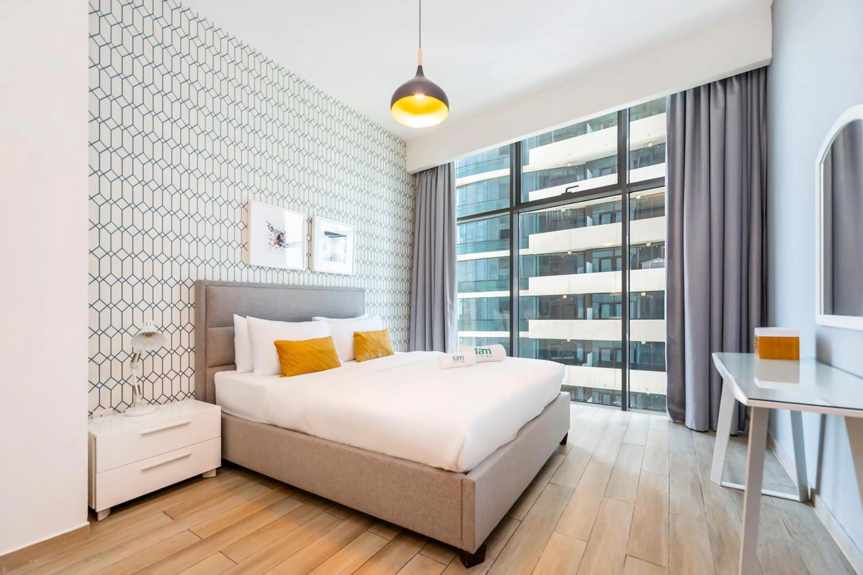 Bed in FAM Living - Mada Residences Downtown Dubai