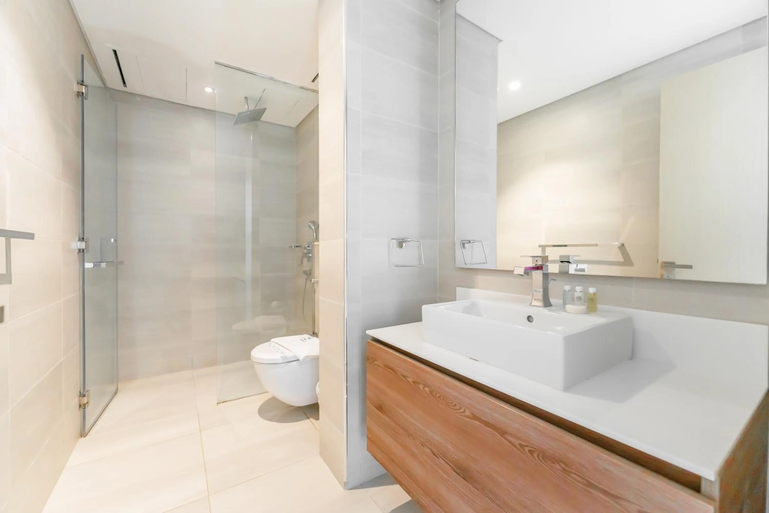 Shower, Bathroom in FAM Living - Mada Residences Downtown Dubai