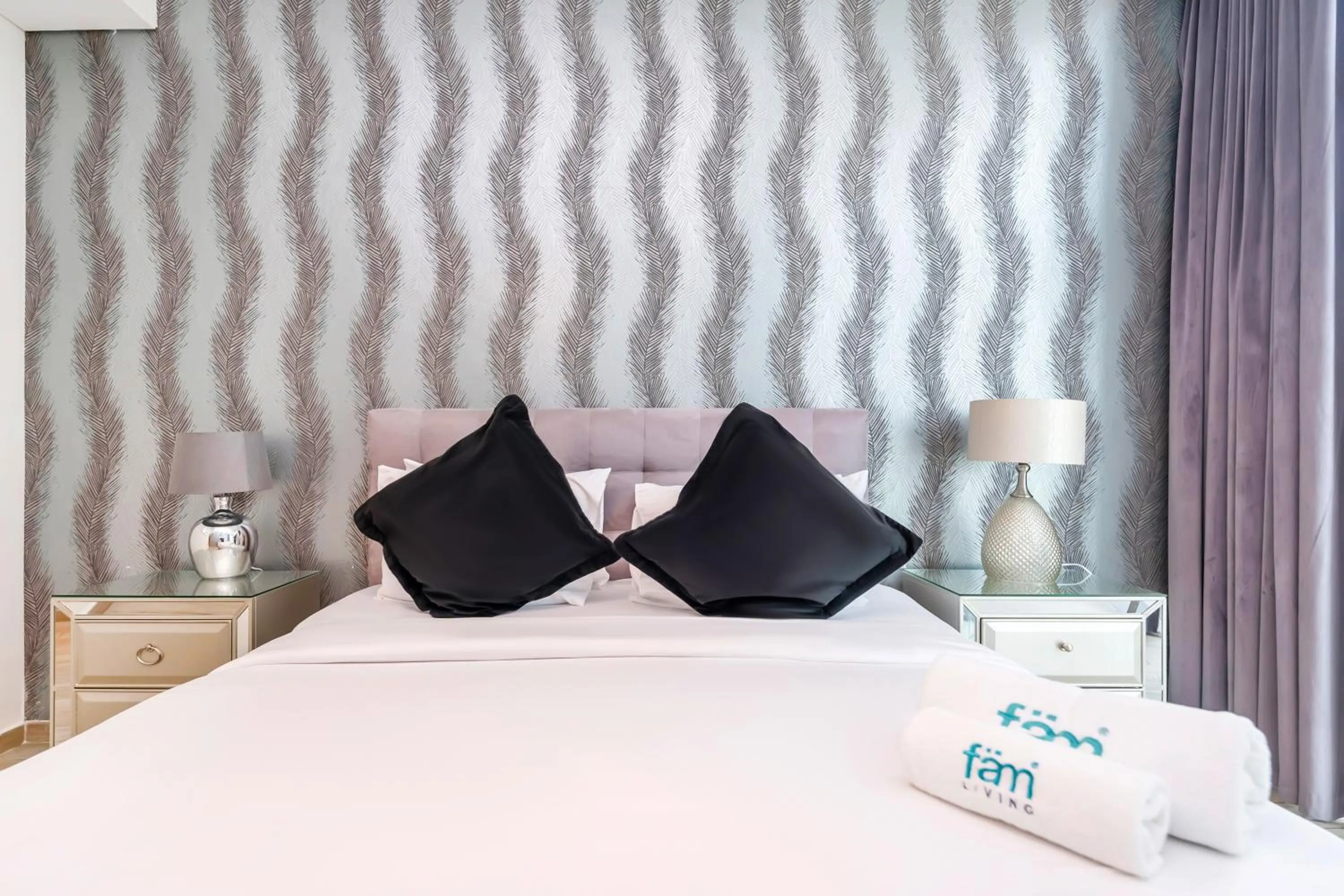 Bed in FAM Living - Mada Residences Downtown Dubai