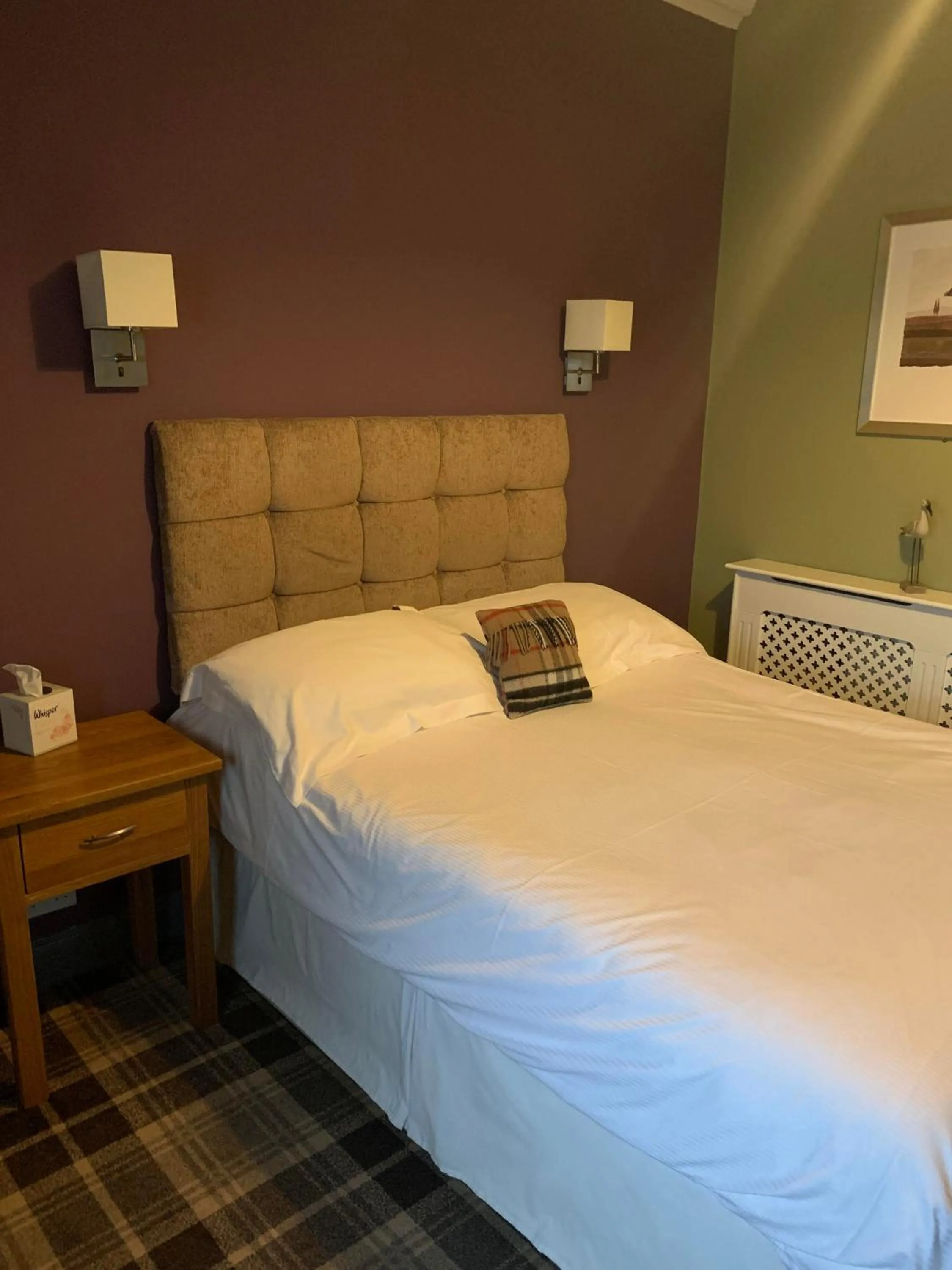 Bed in The Powfoot Hotel, Annan