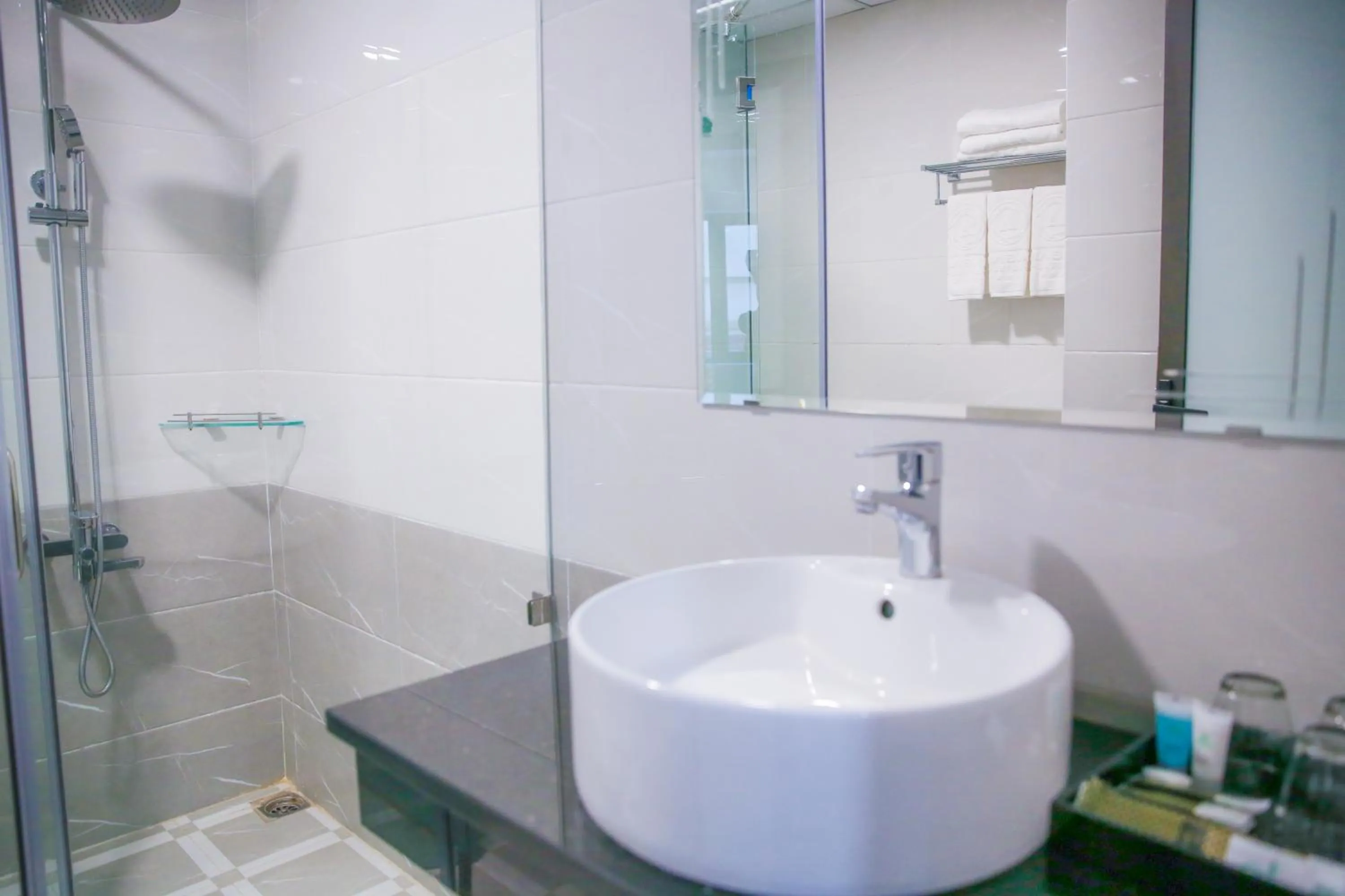 Bathroom in Long Anh Hotel