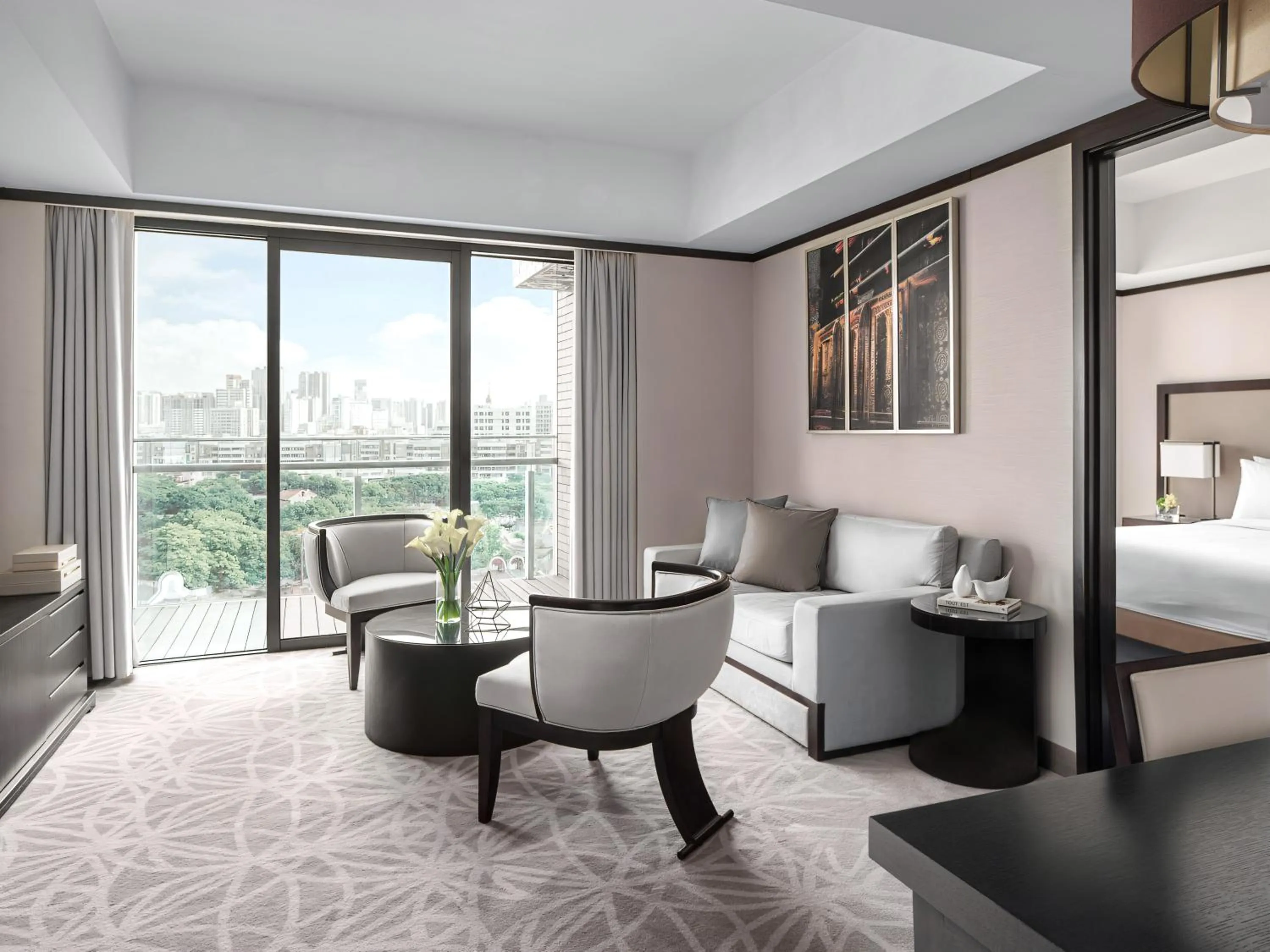 Living room, Bed in Cordis, Foshan, Lingnan Tiandi