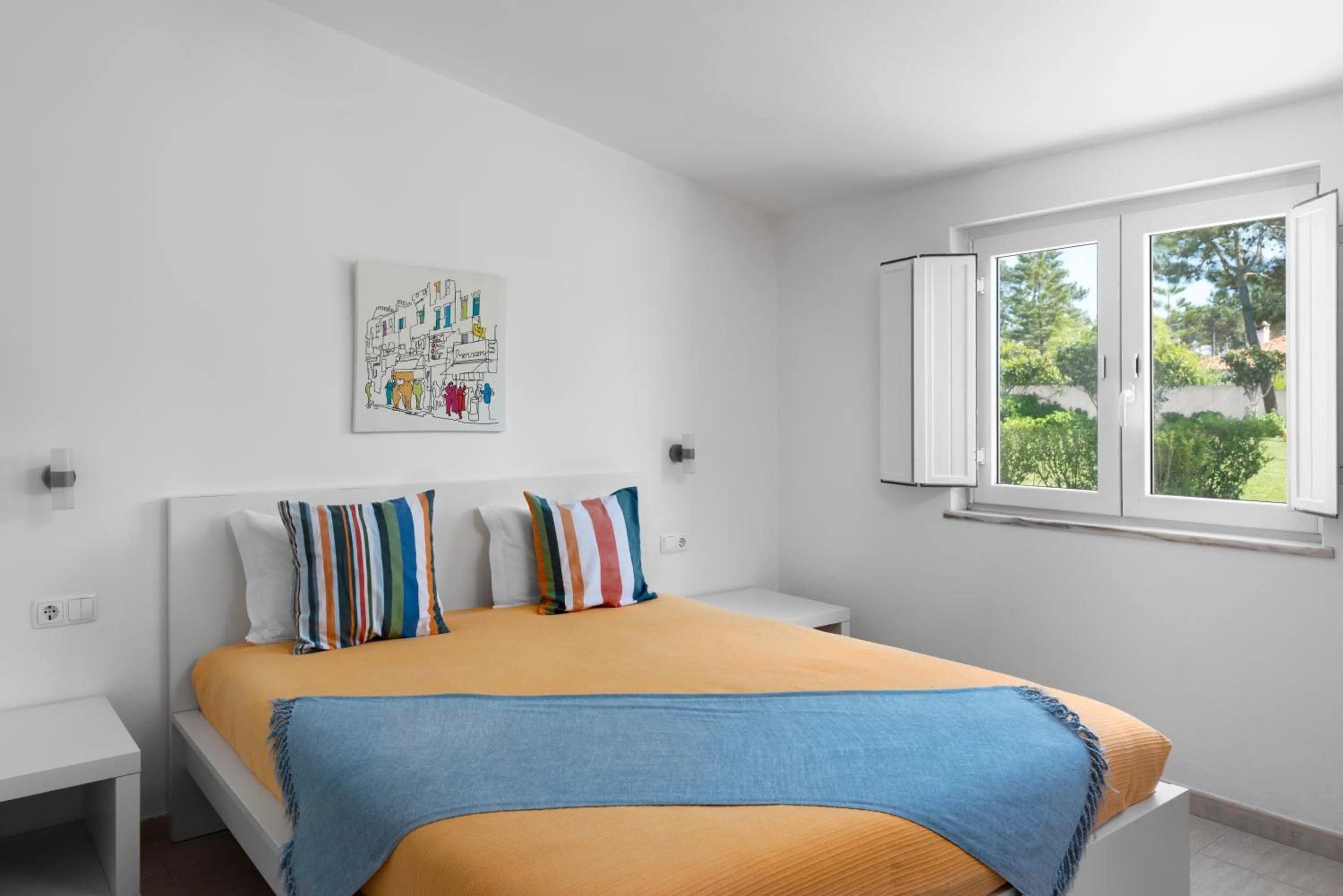 View (from property/room), Bed in Quinta Do Moinho De Vento - Duna Parque Resorts & Hotels