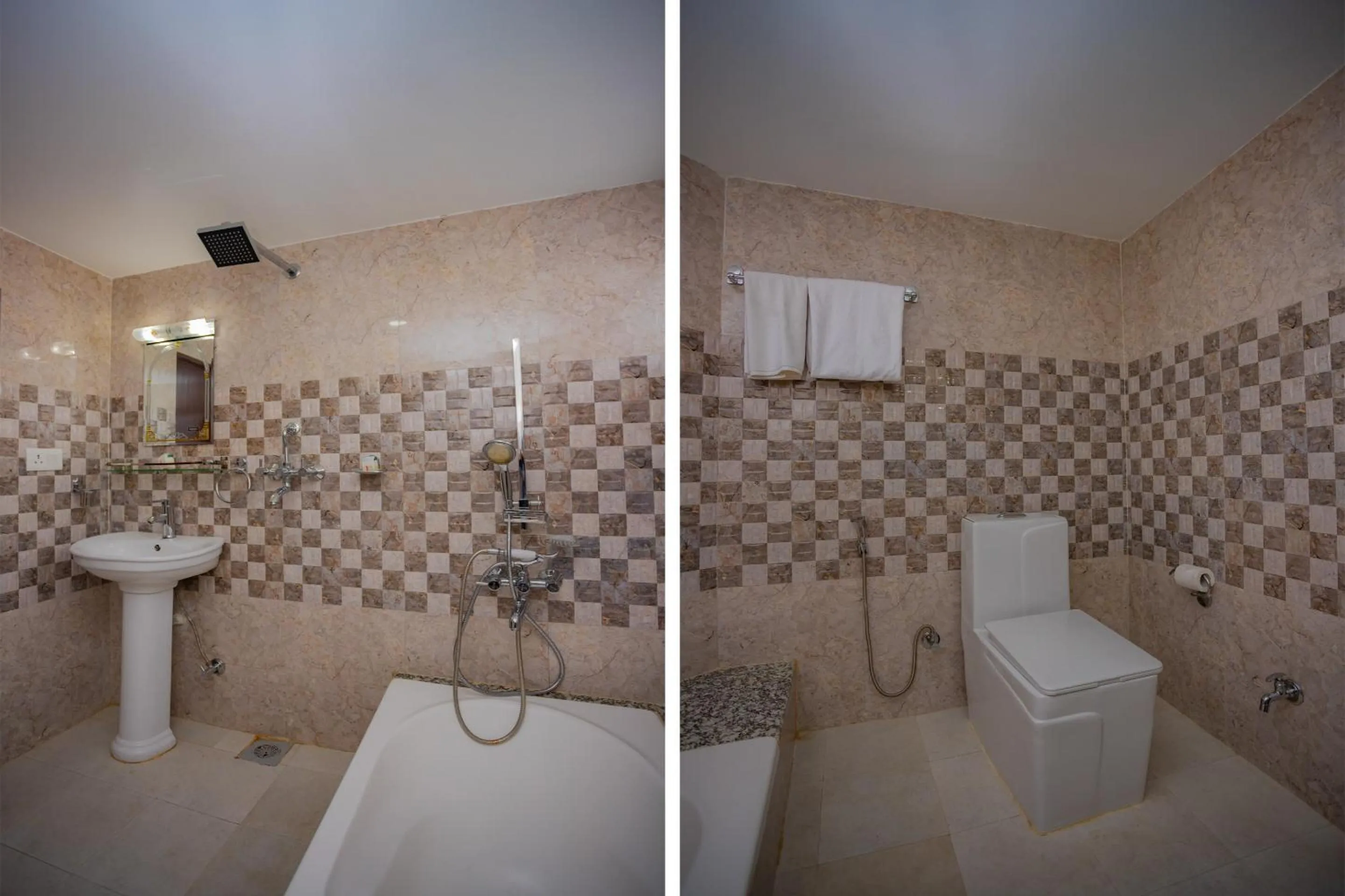 Shower in Hotel Deepshree