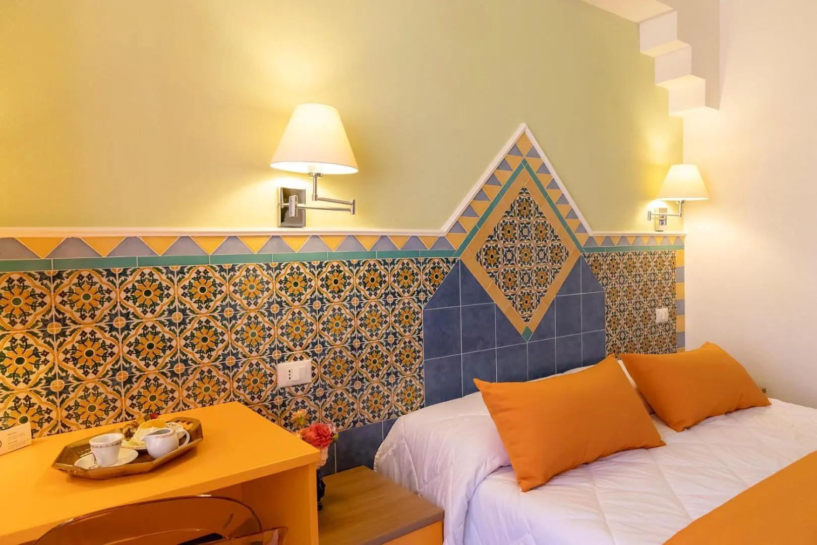 Bed in Hotel Riva Del Sole