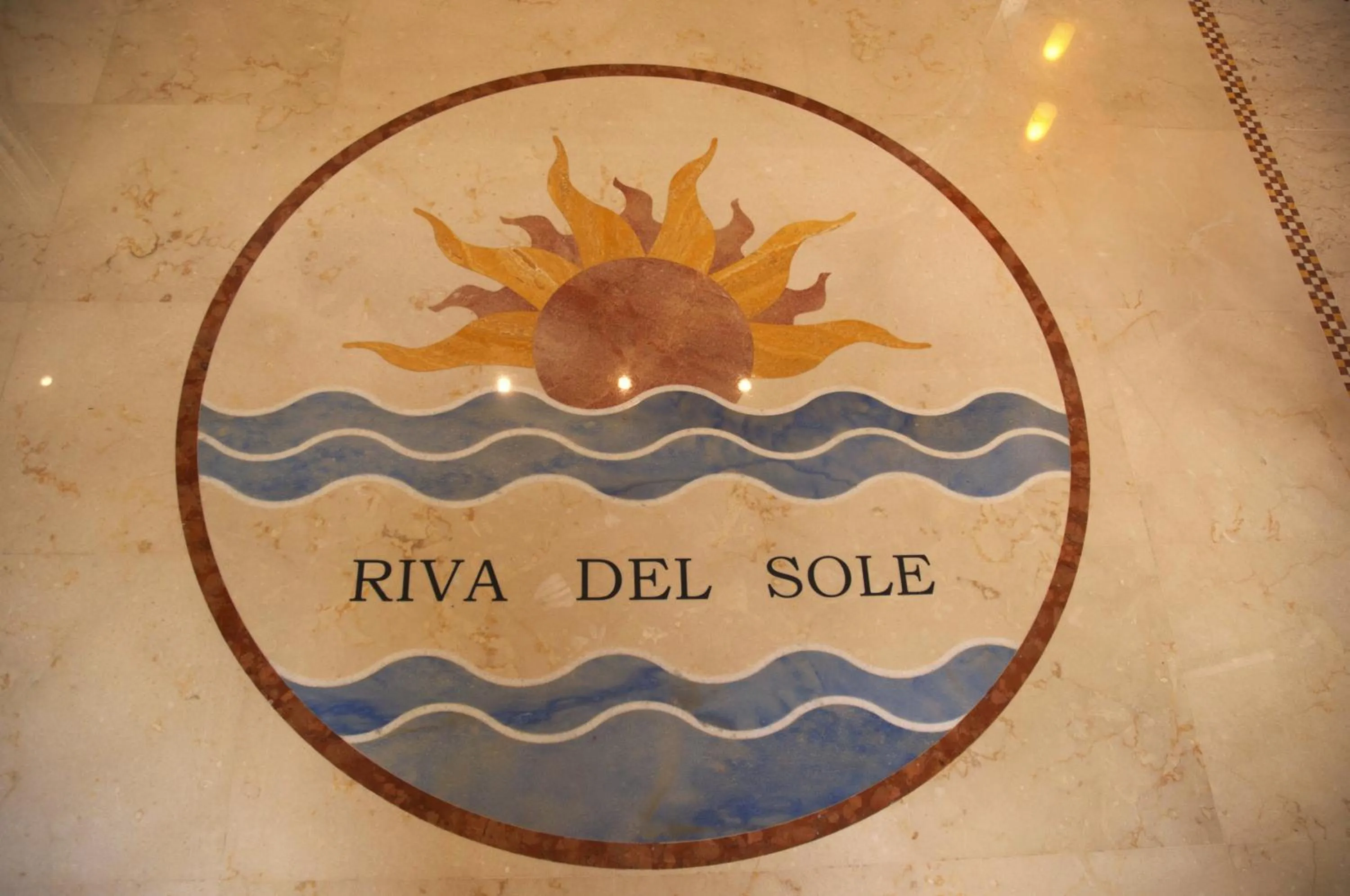 Decorative detail in Hotel Riva Del Sole