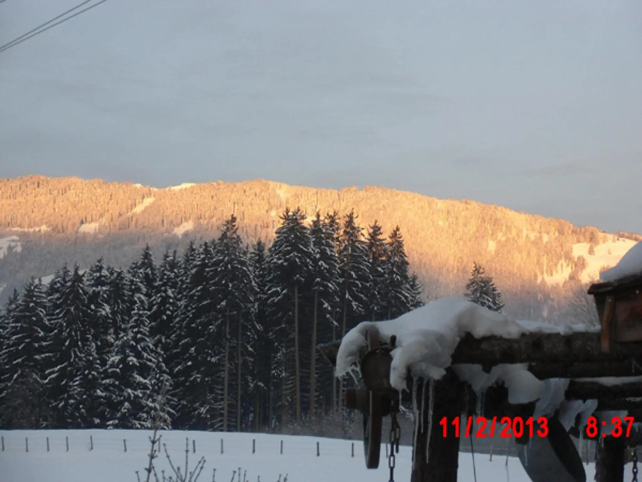 Mountain view in Appartment Eggerhof