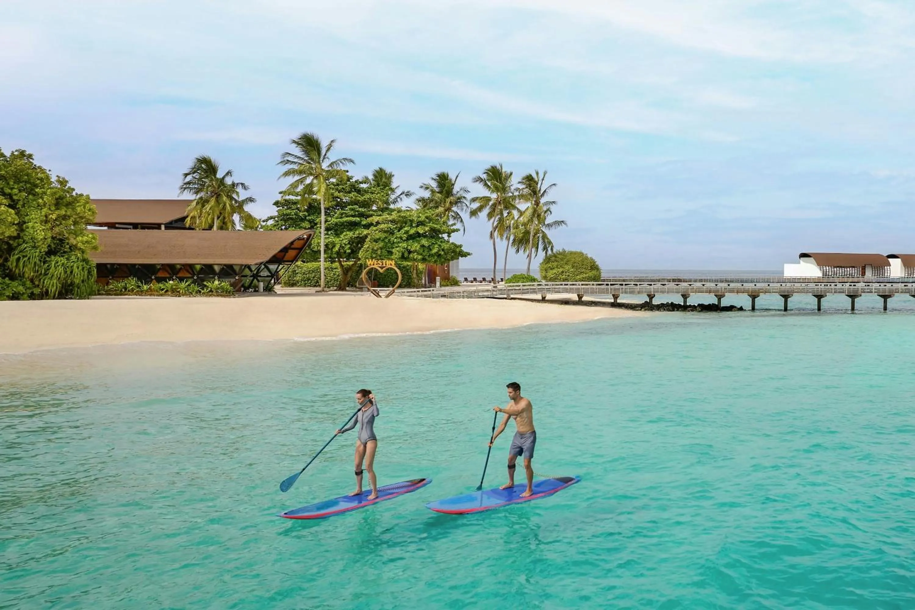 Fitness centre/facilities in The Westin Maldives Miriandhoo Resort